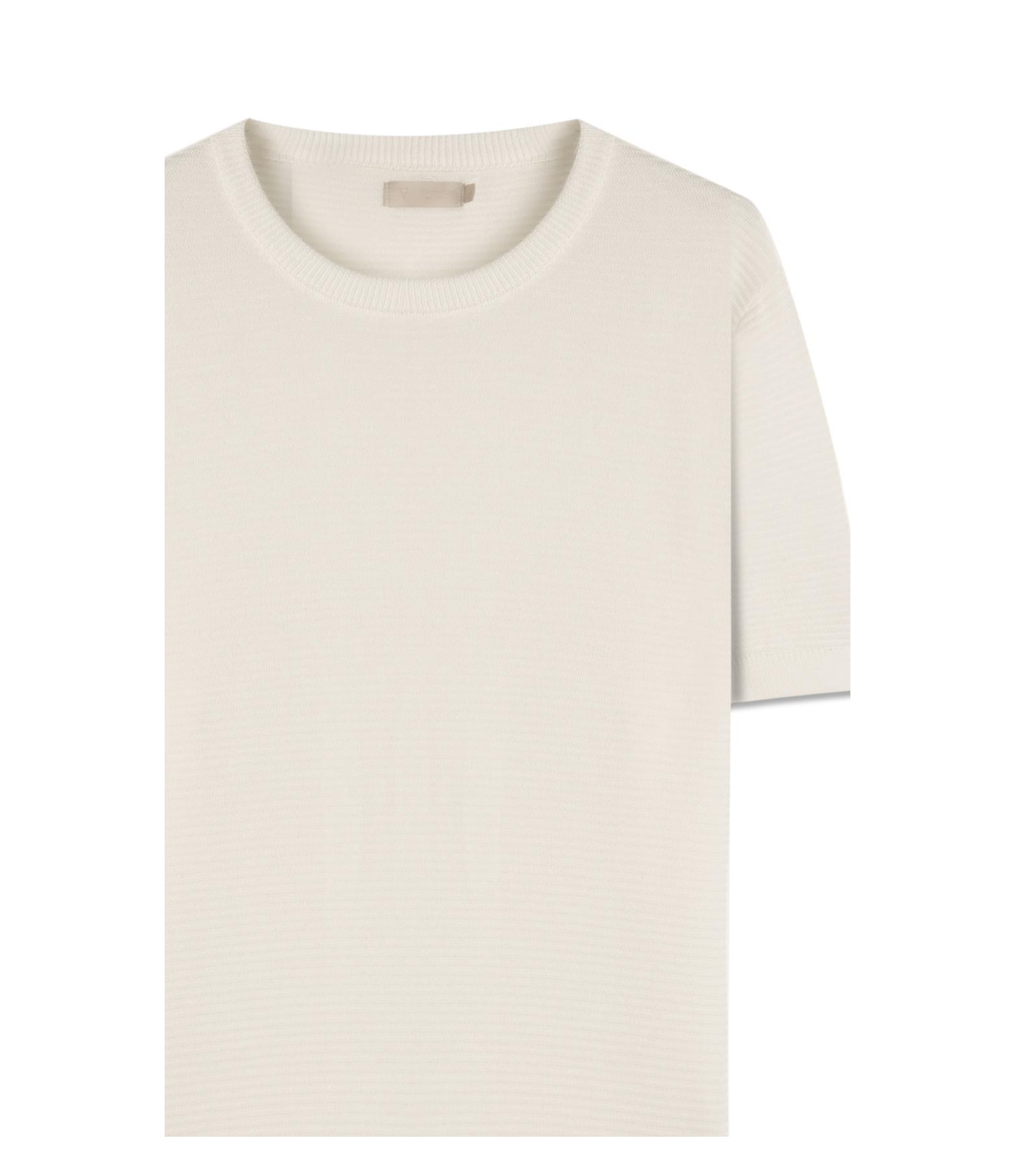 T-Shirt Mc Tricot Horizontal Chain Off White