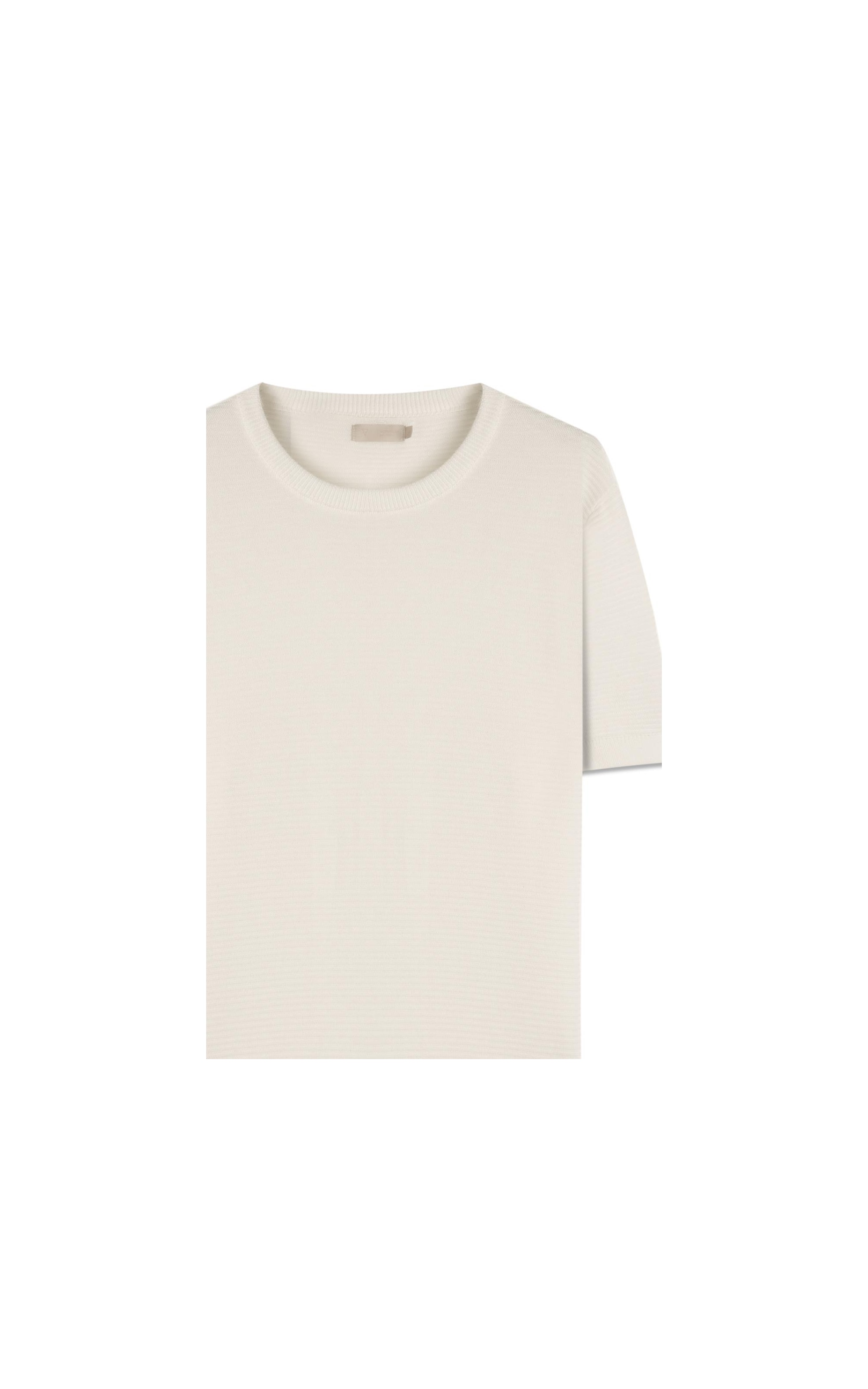 T-Shirt Mc Tricot Horizontal Chain Off White