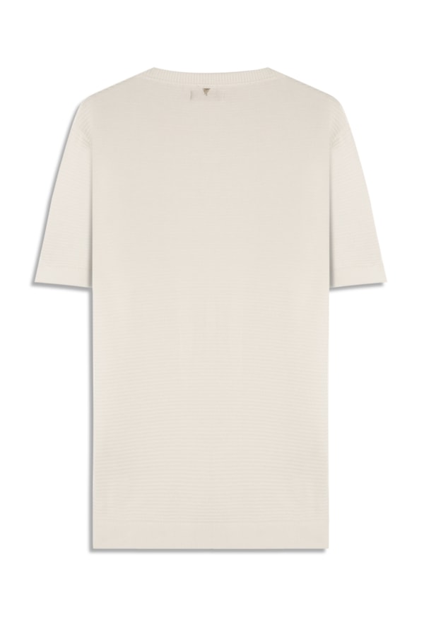 T-Shirt Mc Tricot Horizontal Chain Off White