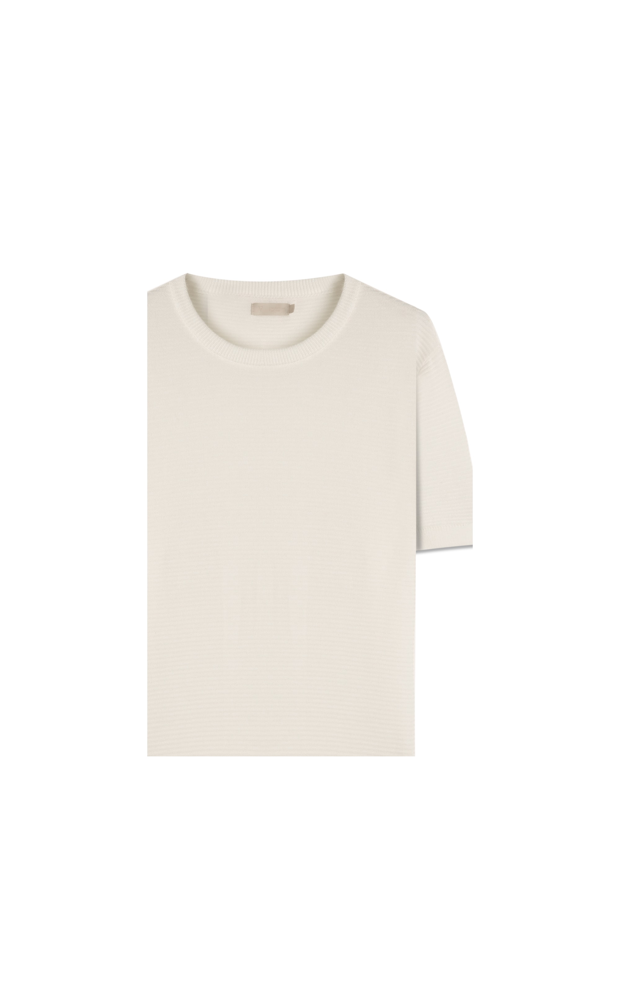 T-Shirt Mc Tricot Horizontal Chain Off White