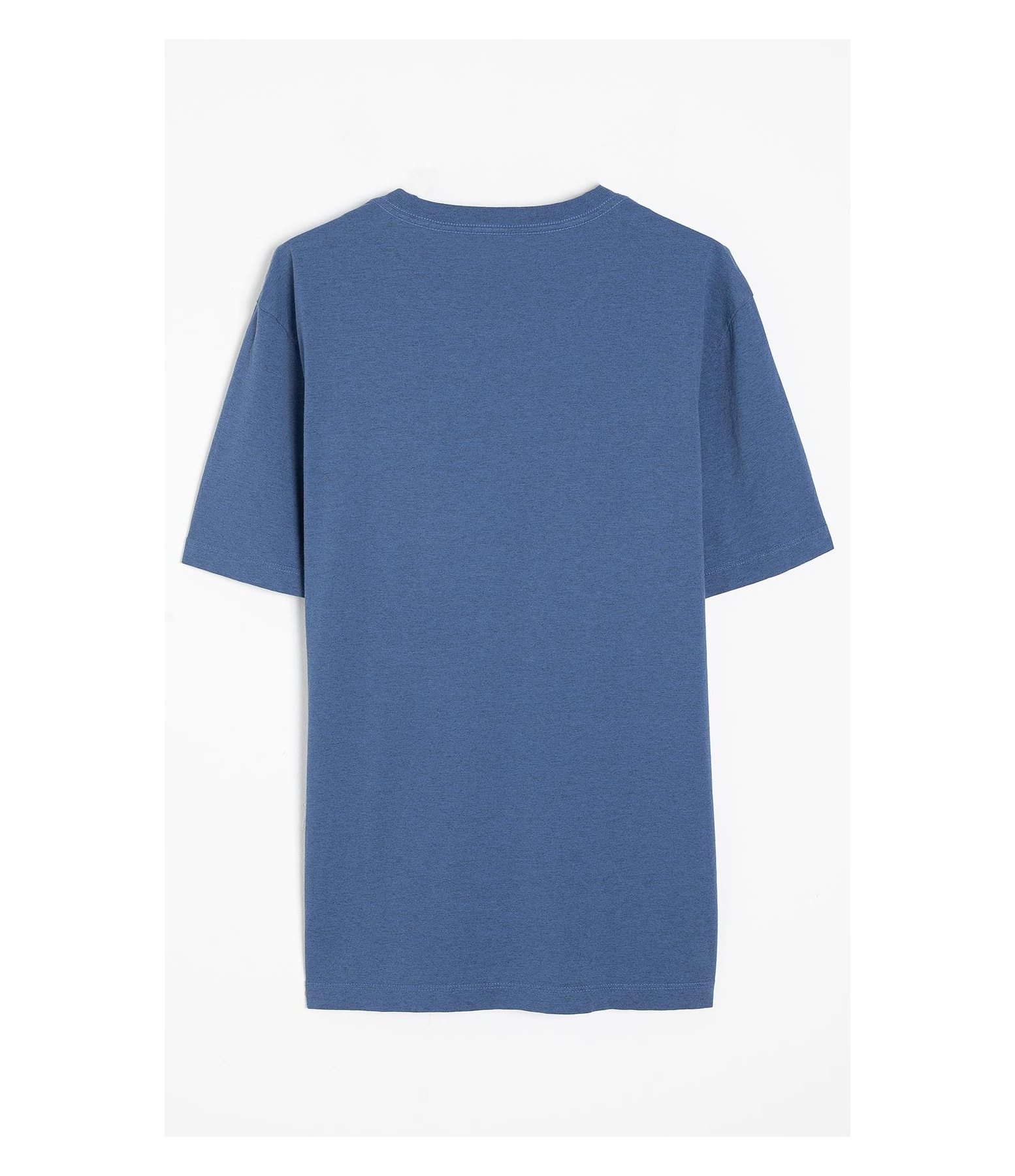 T-Shirt Melange Básica Azul Jeans