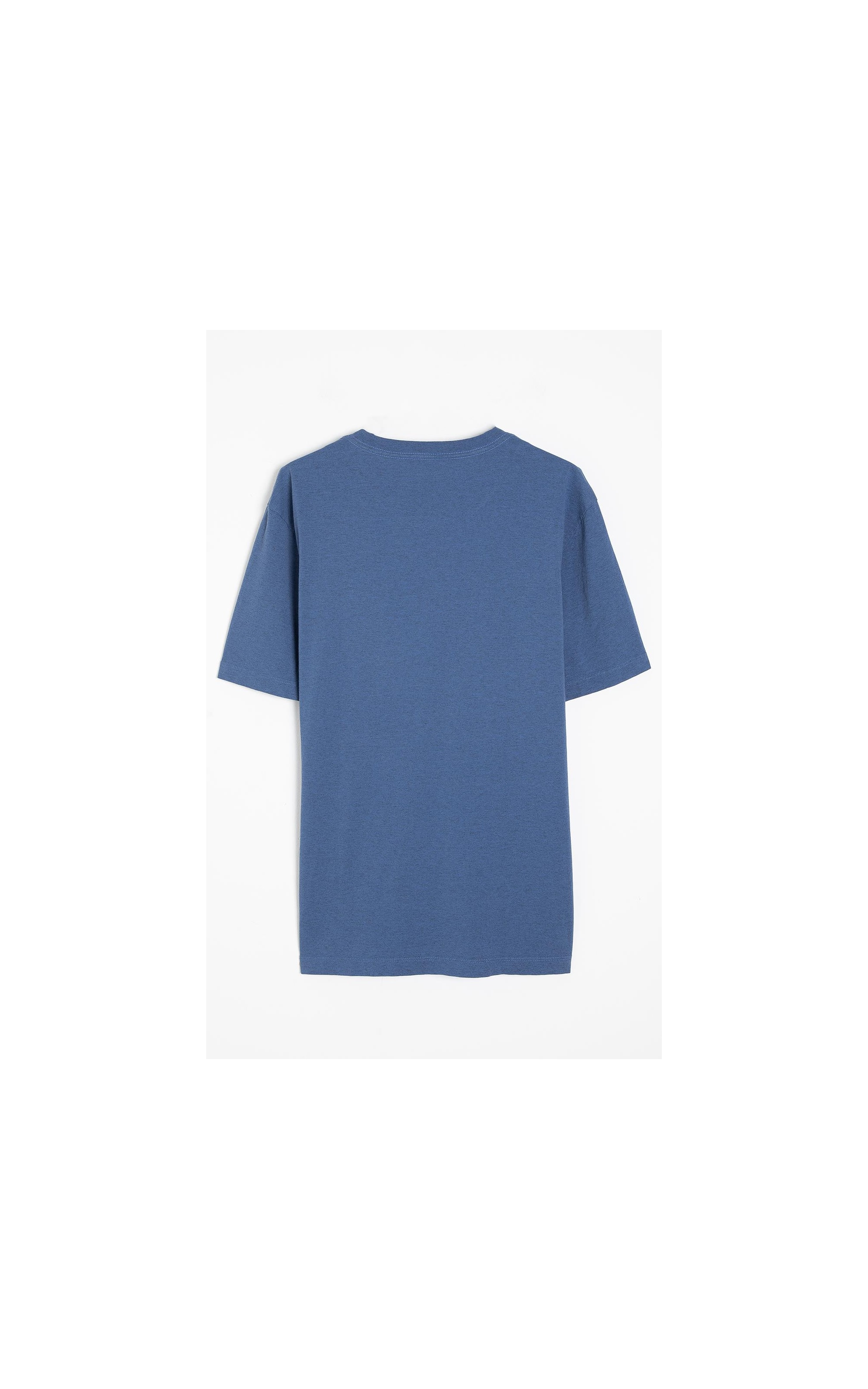 T-Shirt Melange Básica Azul Jeans