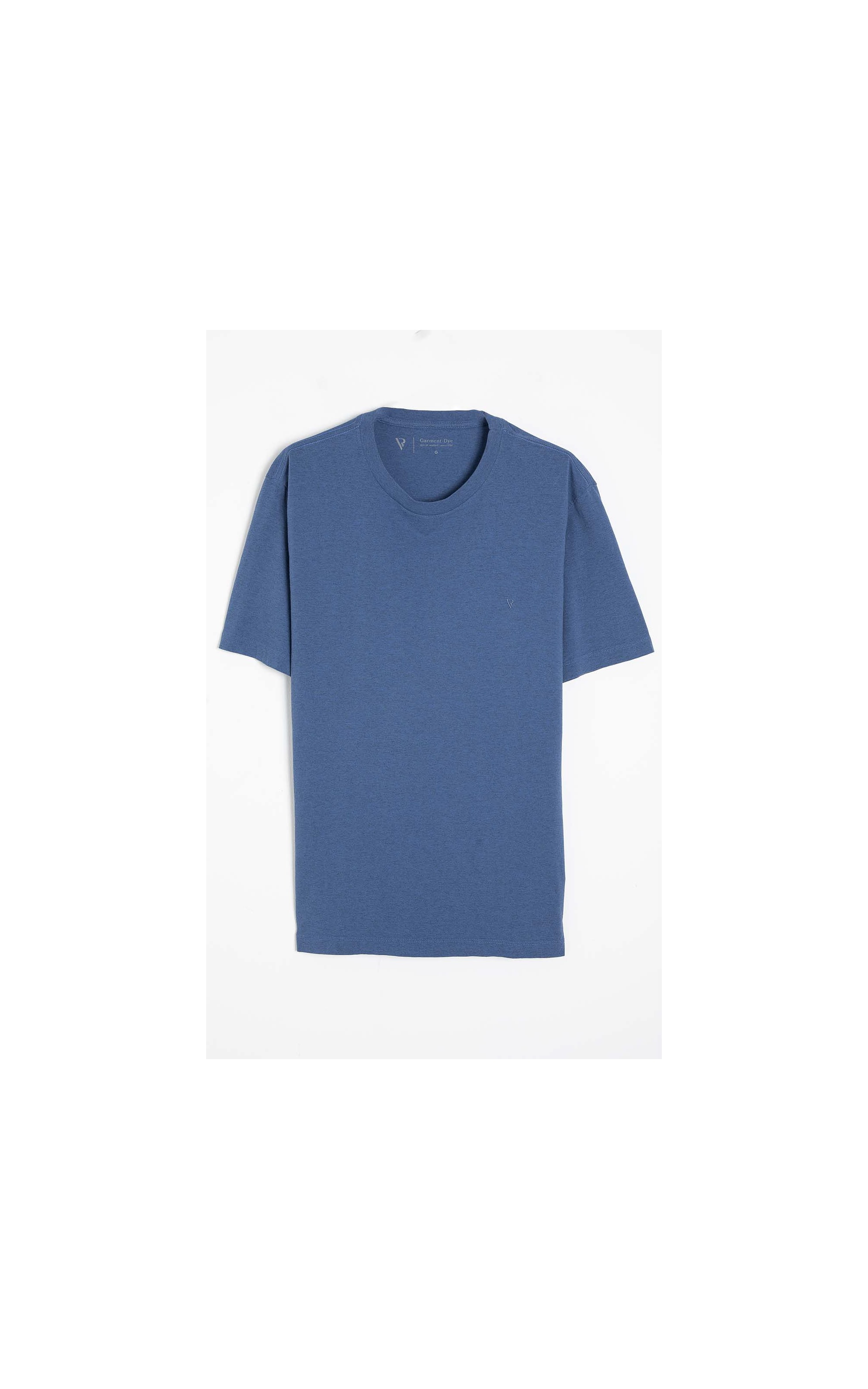 T-Shirt Melange Básica Azul Jeans