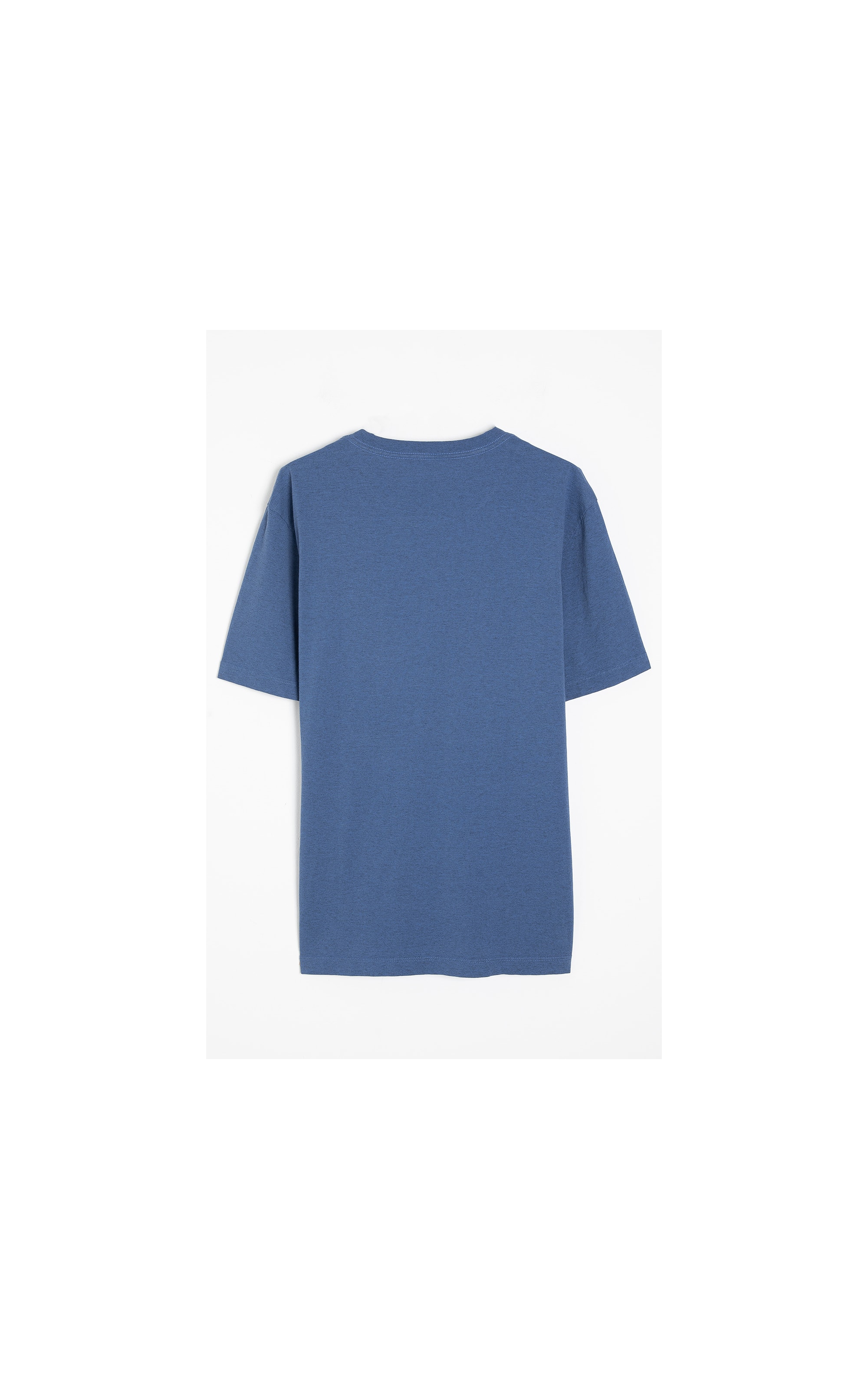 T-Shirt Melange Básica Azul Jeans