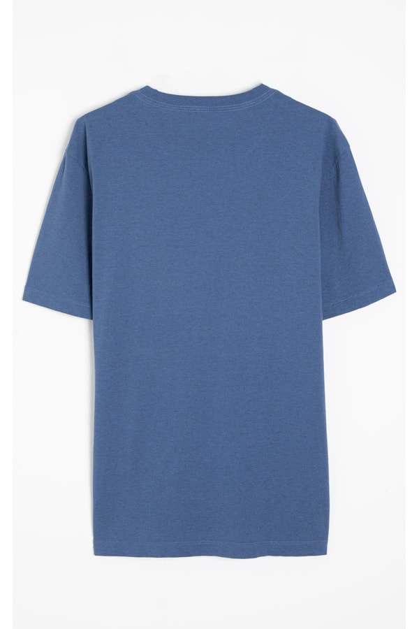 T-Shirt Melange Básica Azul Jeans