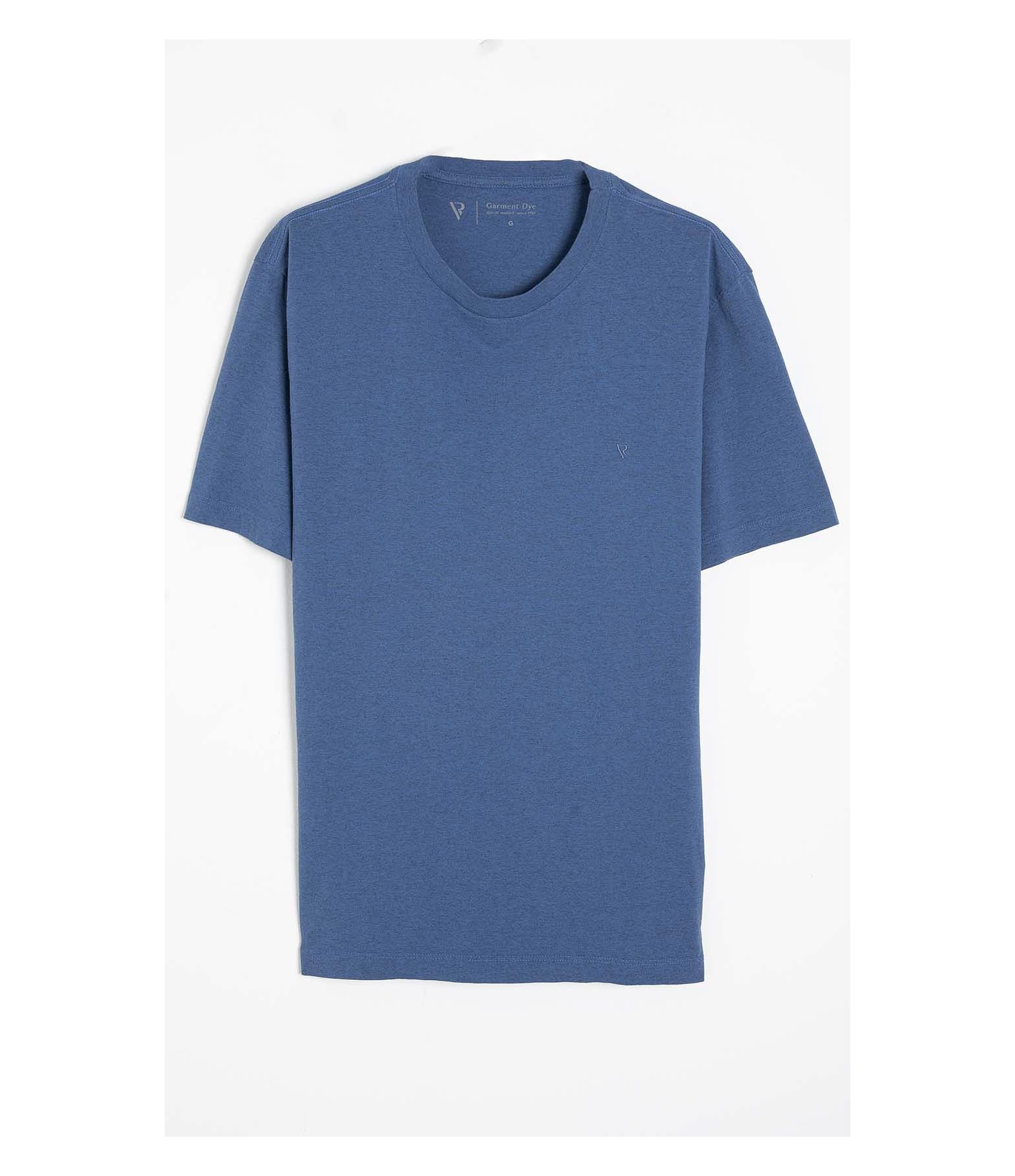 T-Shirt Melange Básica Azul Jeans