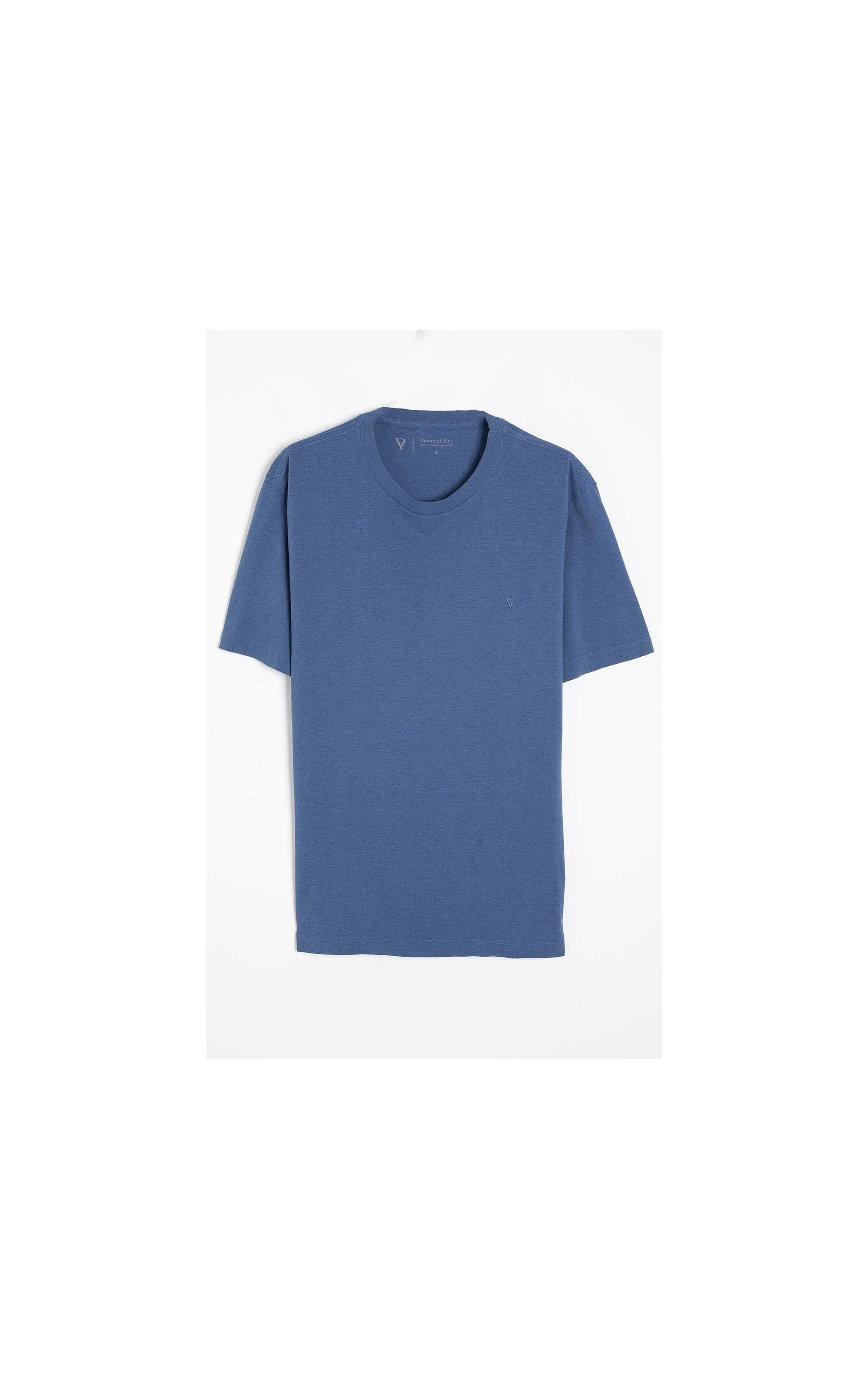 T-Shirt Melange Básica Azul Jeans