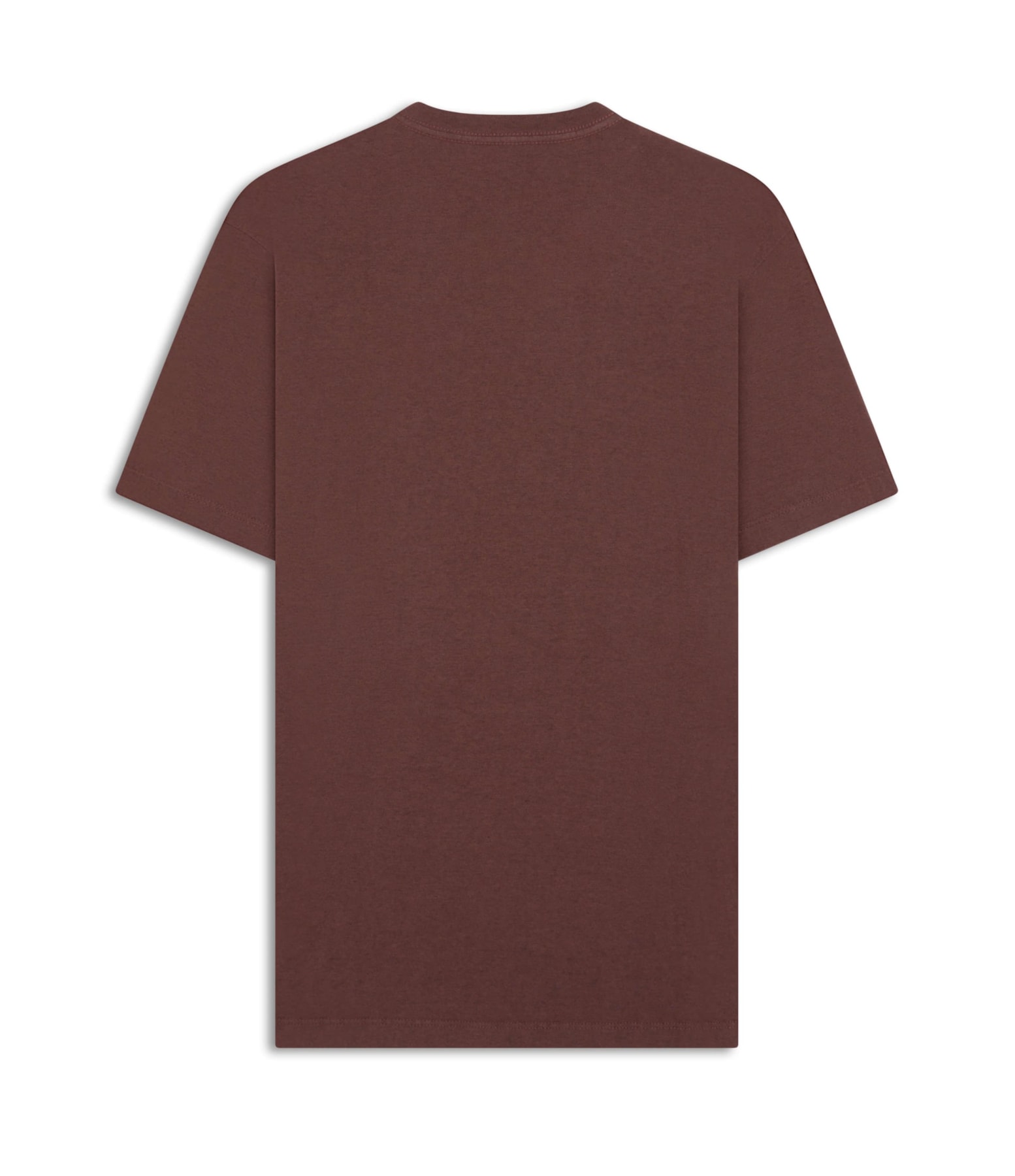 T-Shirt Melange Básica Bordo Mescla