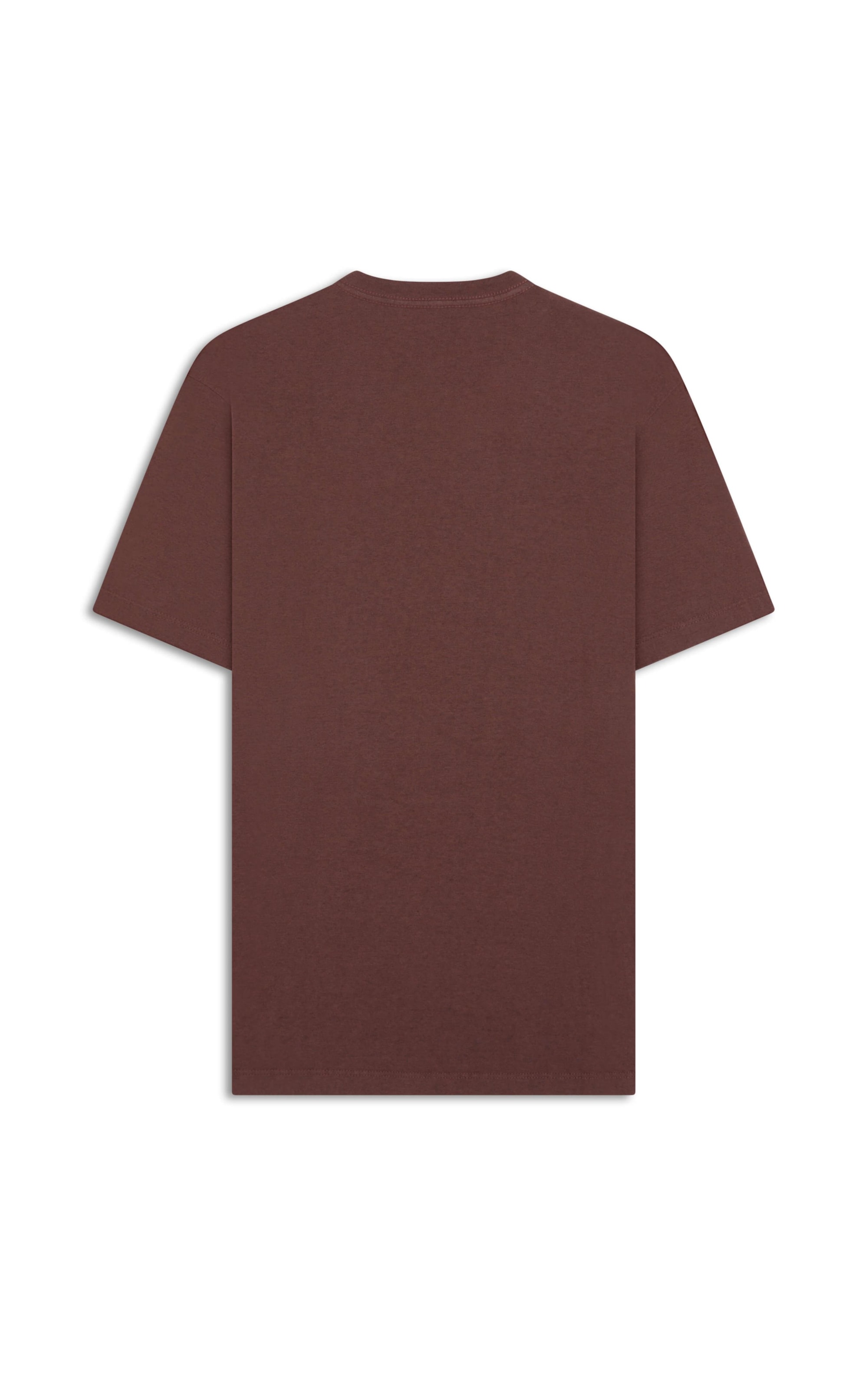 T-Shirt Melange Básica Bordo Mescla