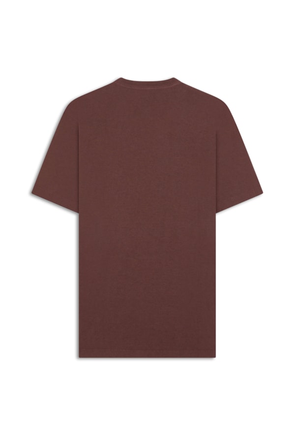 T-Shirt Melange Básica Bordo Mescla