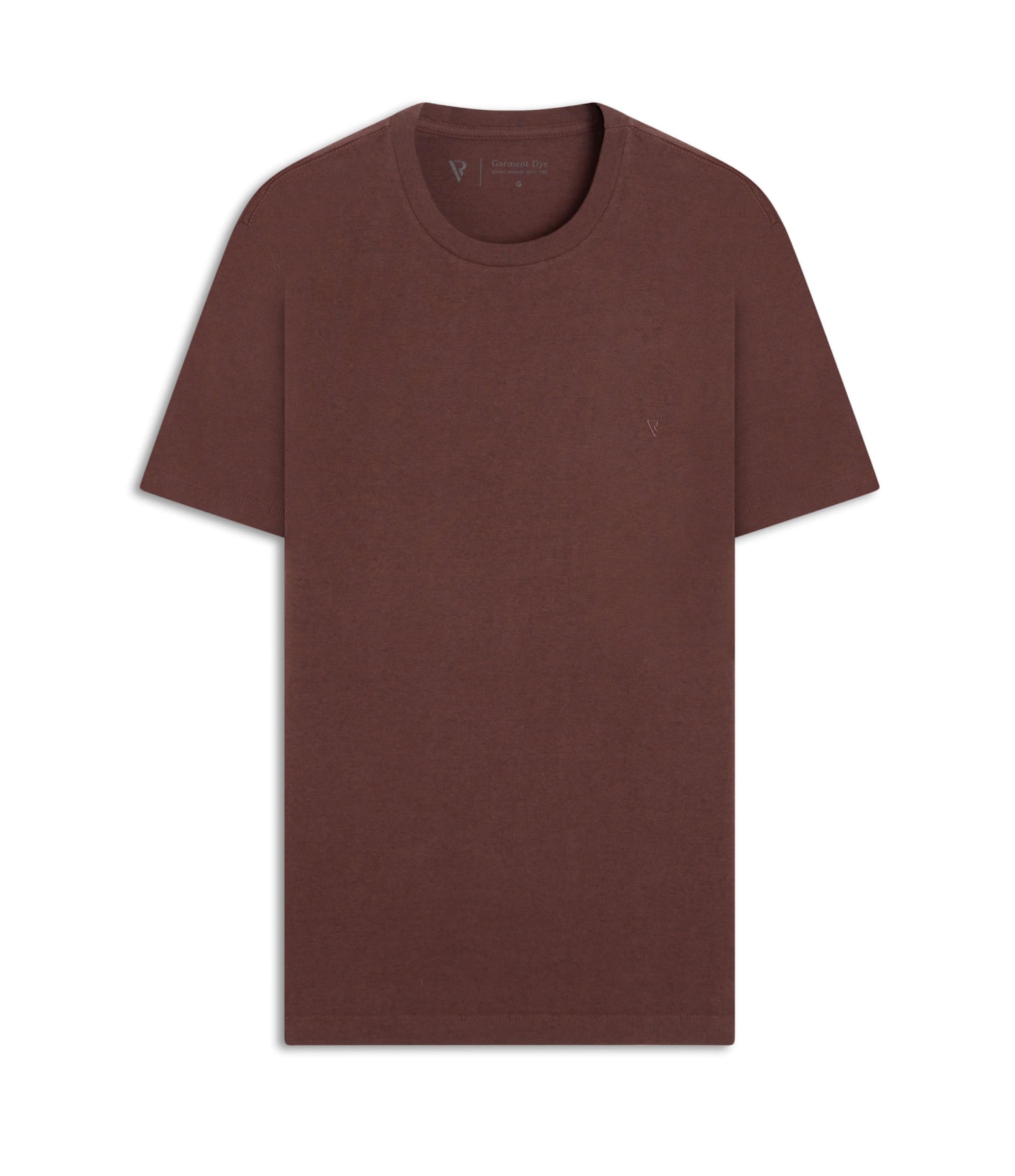 T-Shirt Melange Básica Bordo Mescla