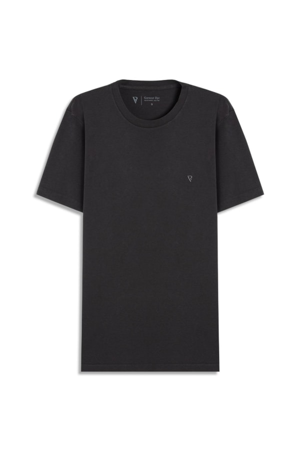 T-Shirt Melange Básica Chumbo Mescla