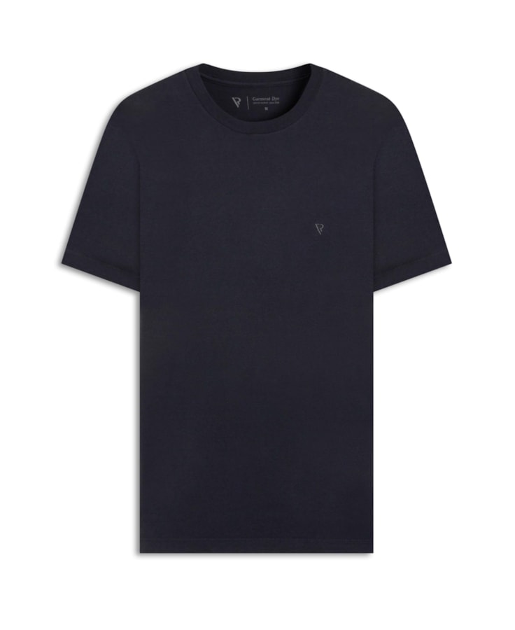 T-Shirt Melange Básica Dark Navy Mescla