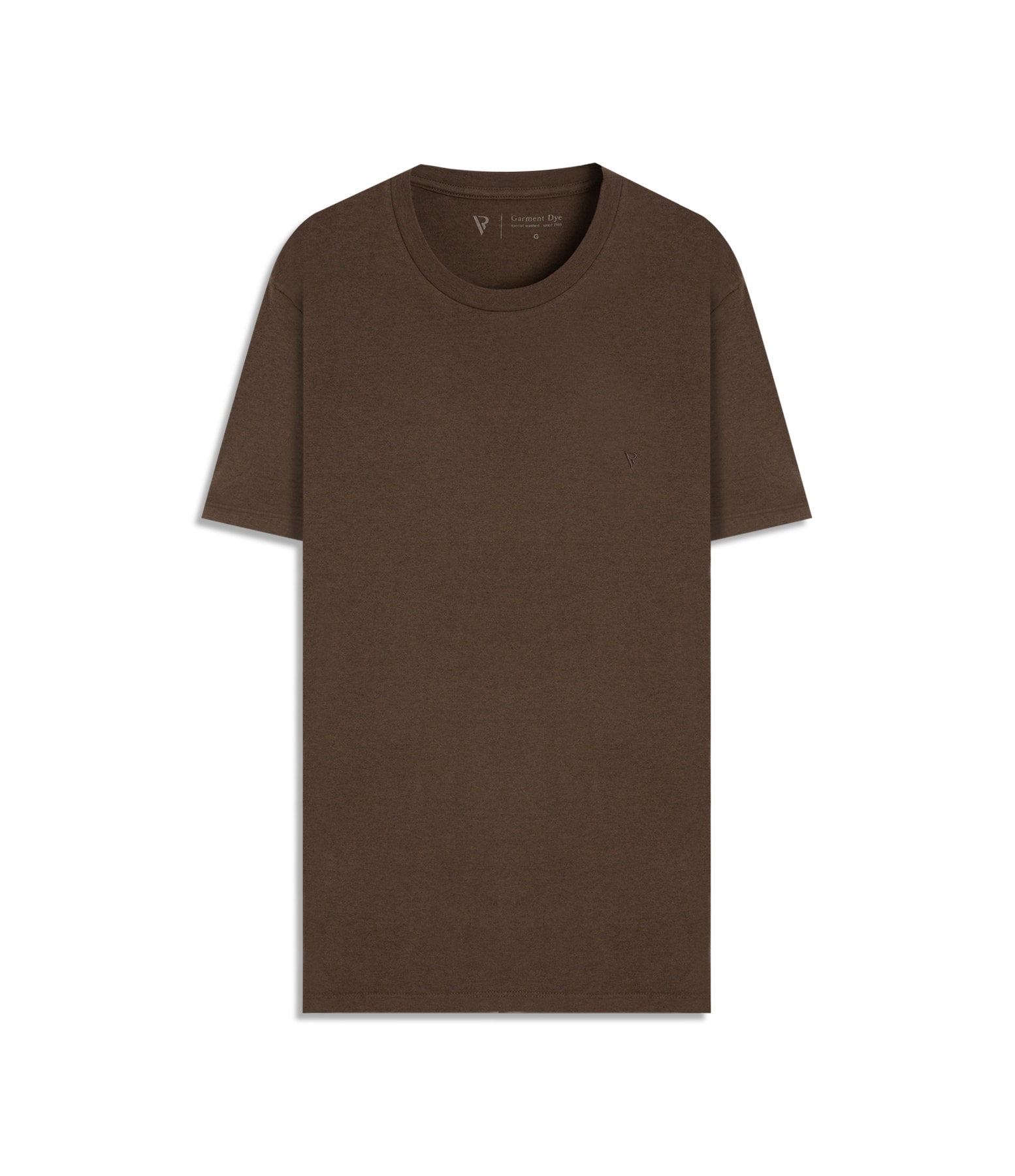 T-Shirt Melange Básica Tabaco
