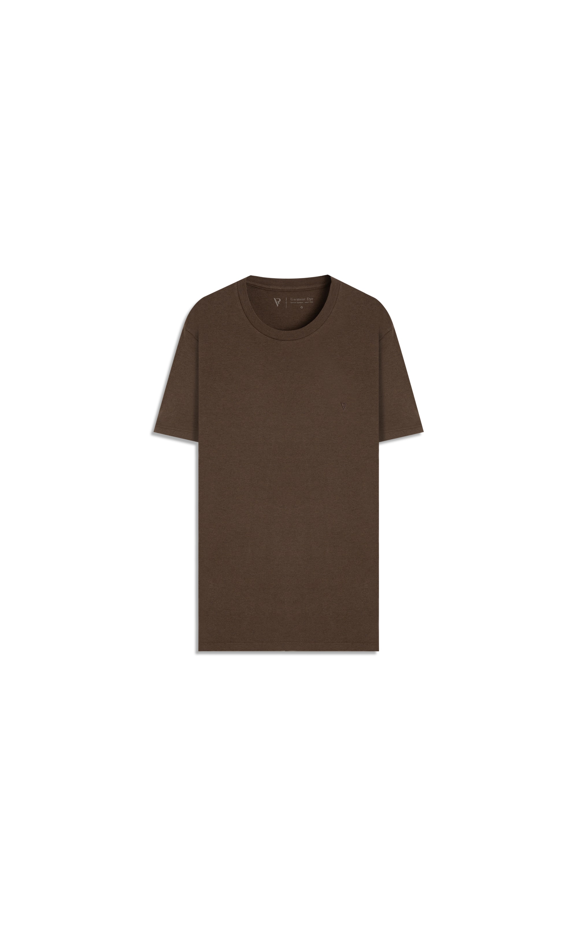 T-Shirt Melange Básica Tabaco