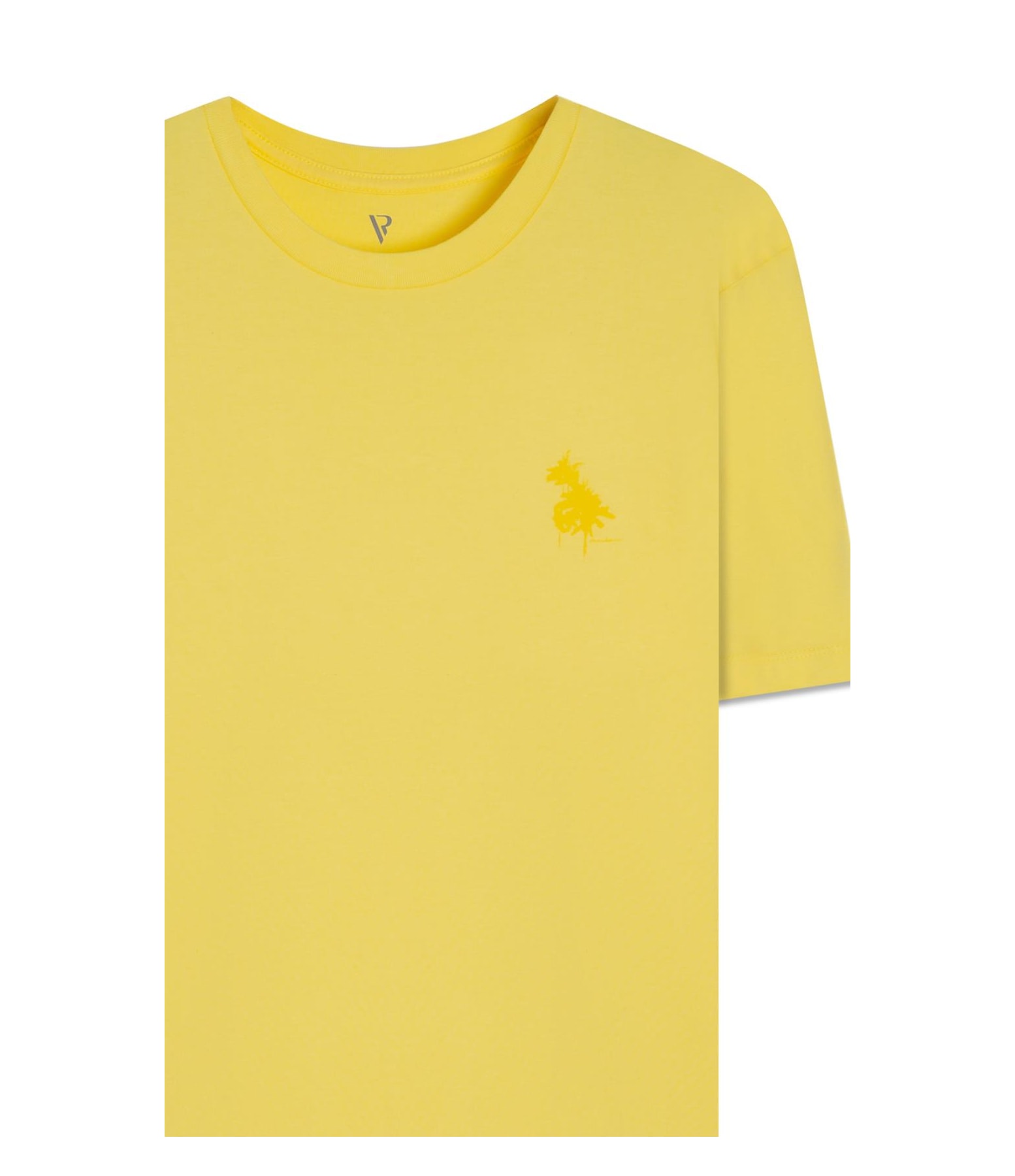 T-Shirt Palms Amarelo Claro