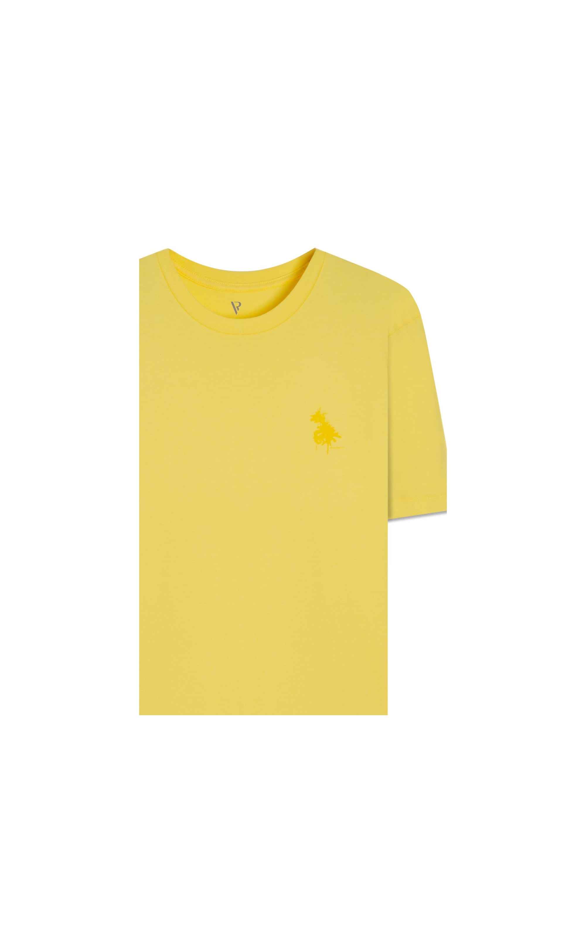 T-Shirt Palms Amarelo Claro