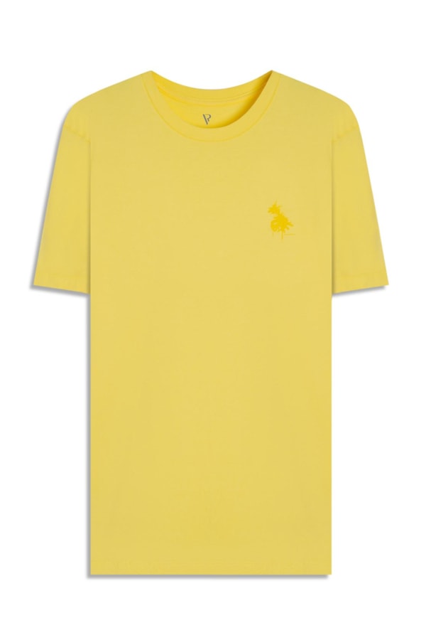 T-Shirt Palms Amarelo Claro
