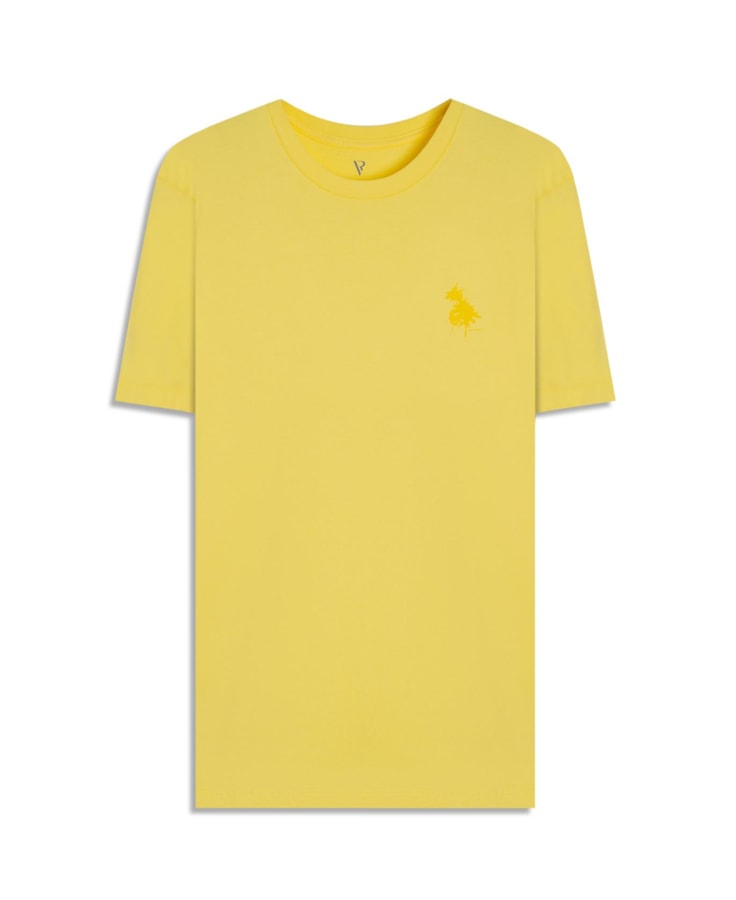 T-Shirt Palms Amarelo Claro