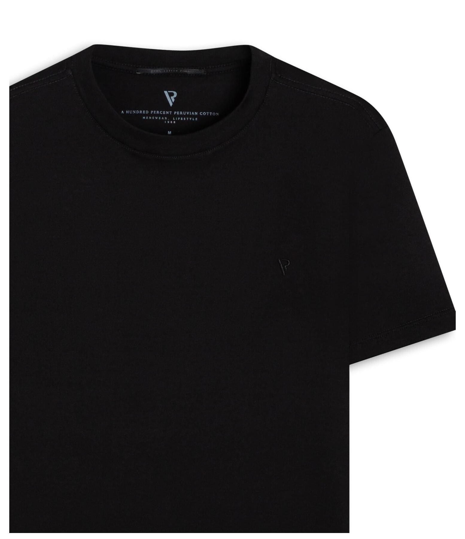 T-Shirt Pima Básica Preto