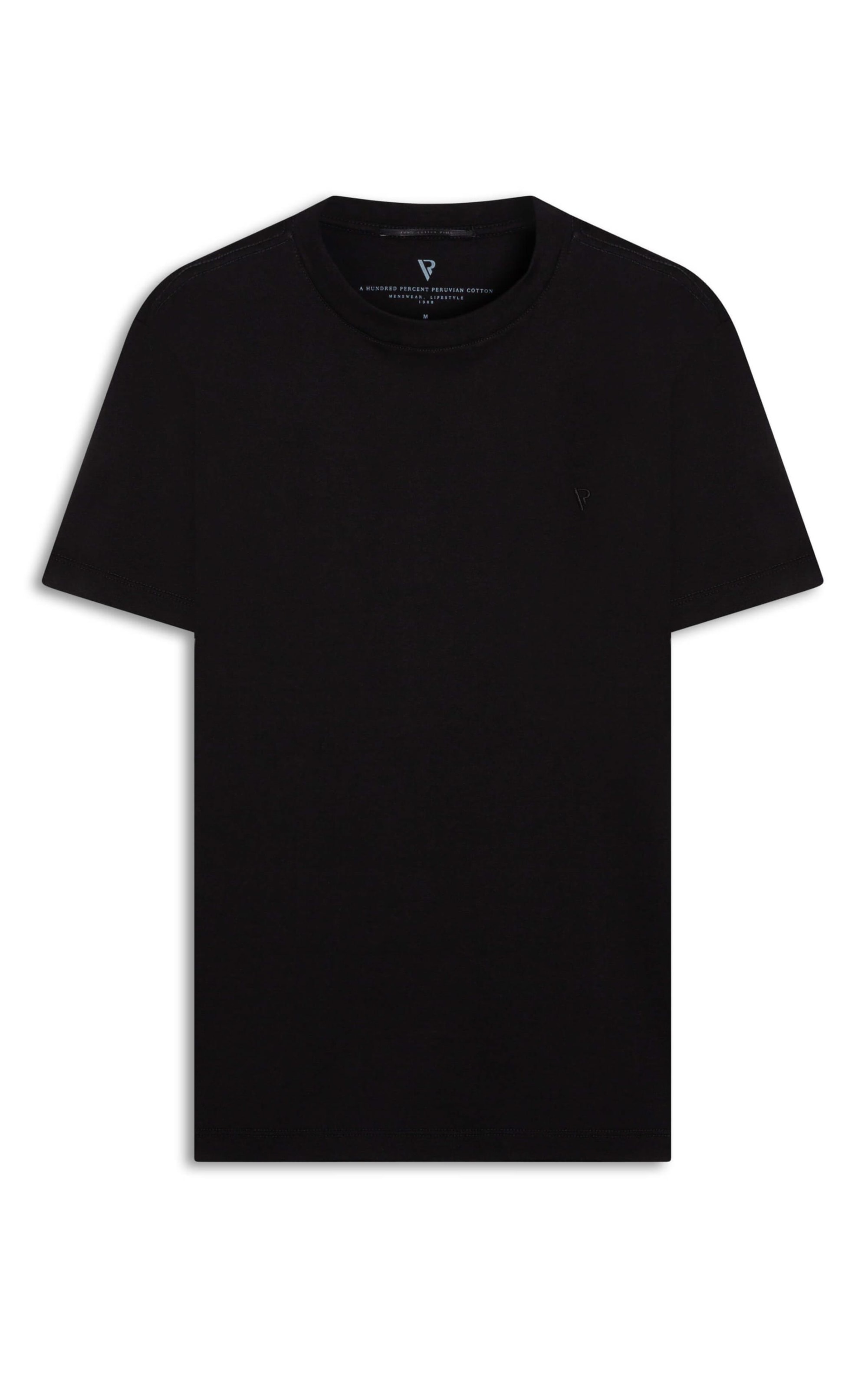 T-Shirt Pima Básica Preto