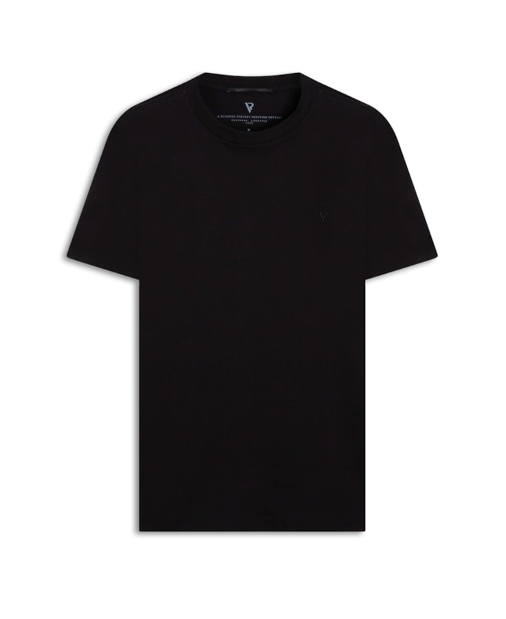 T-Shirt Pima Básica Preto