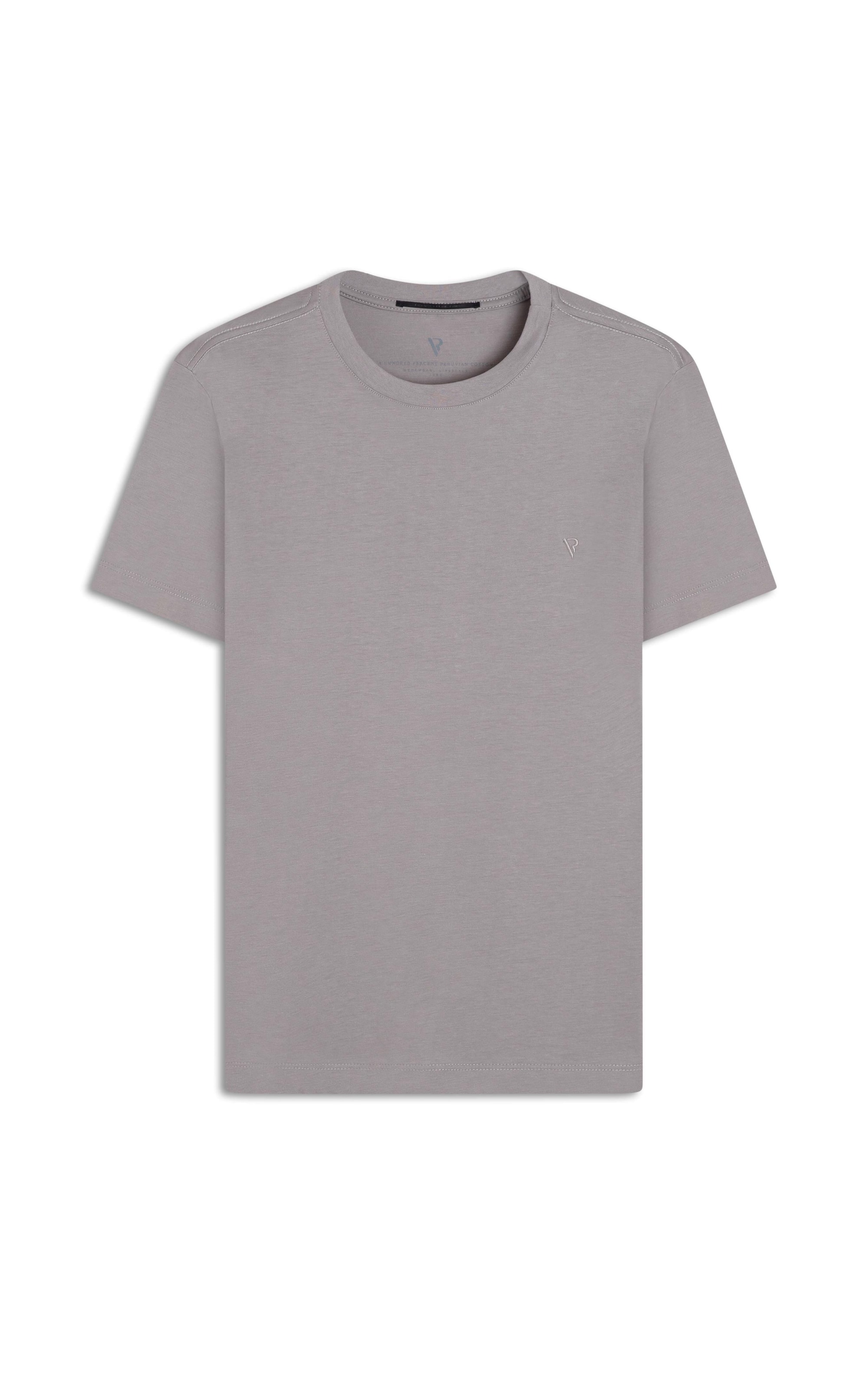 T-Shirt Pima Básica Silver Gray