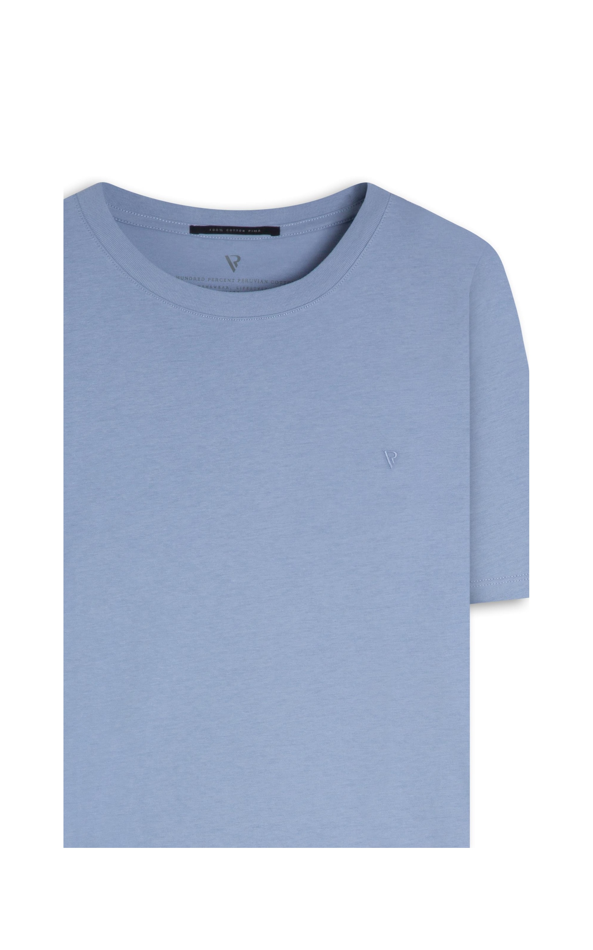 T-Shirt Pima Cotton Azul