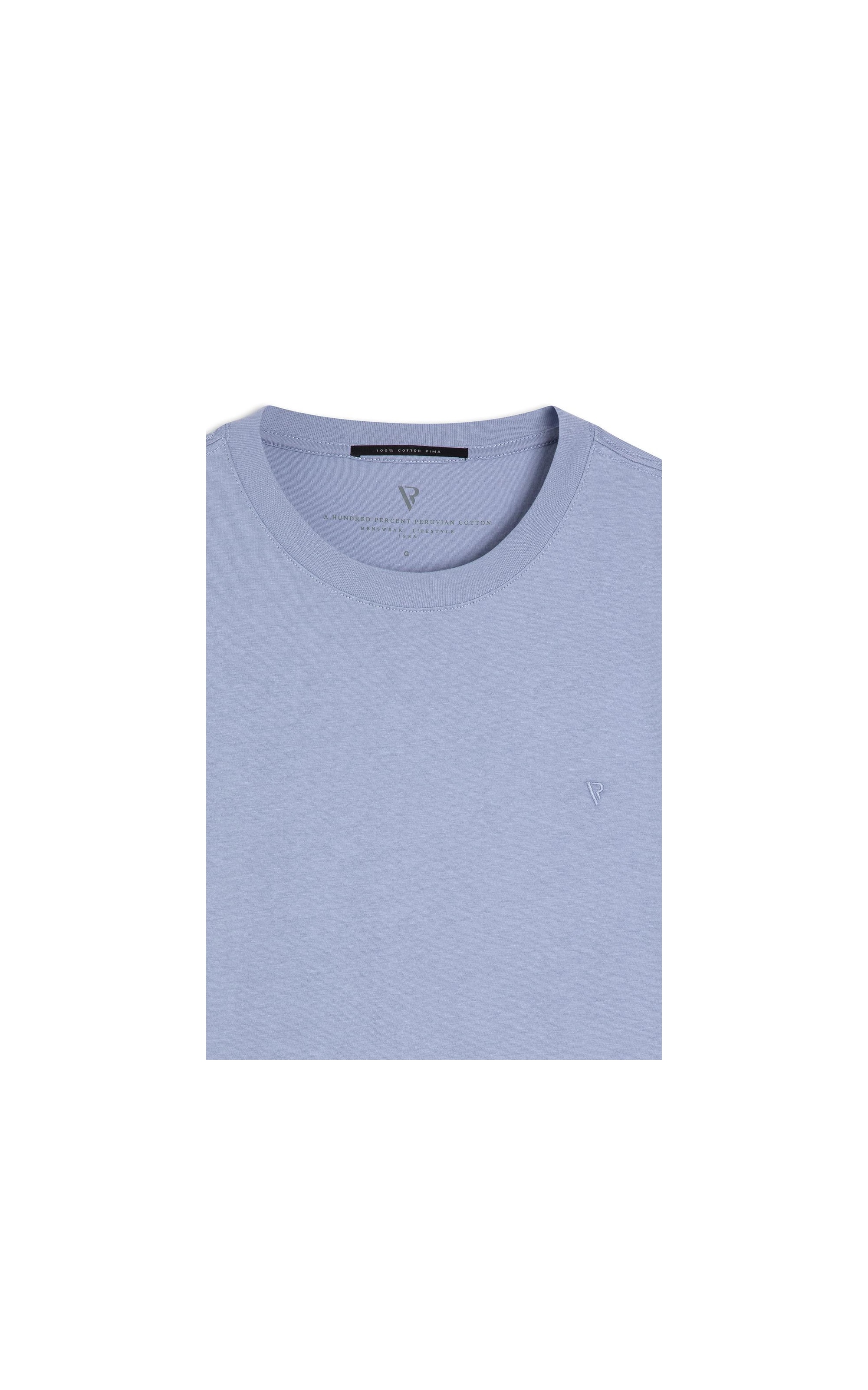 T-Shirt Pima Cotton Azul Pervante