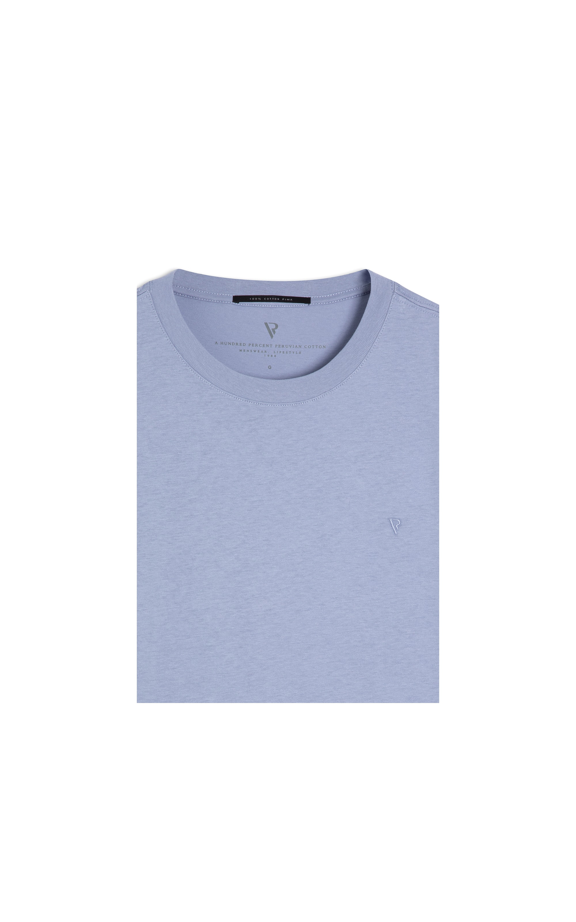 T-Shirt Pima Cotton Azul Pervante