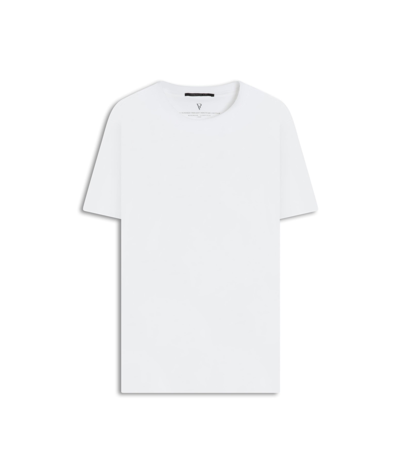 T-Shirt Pima Cotton Branco i