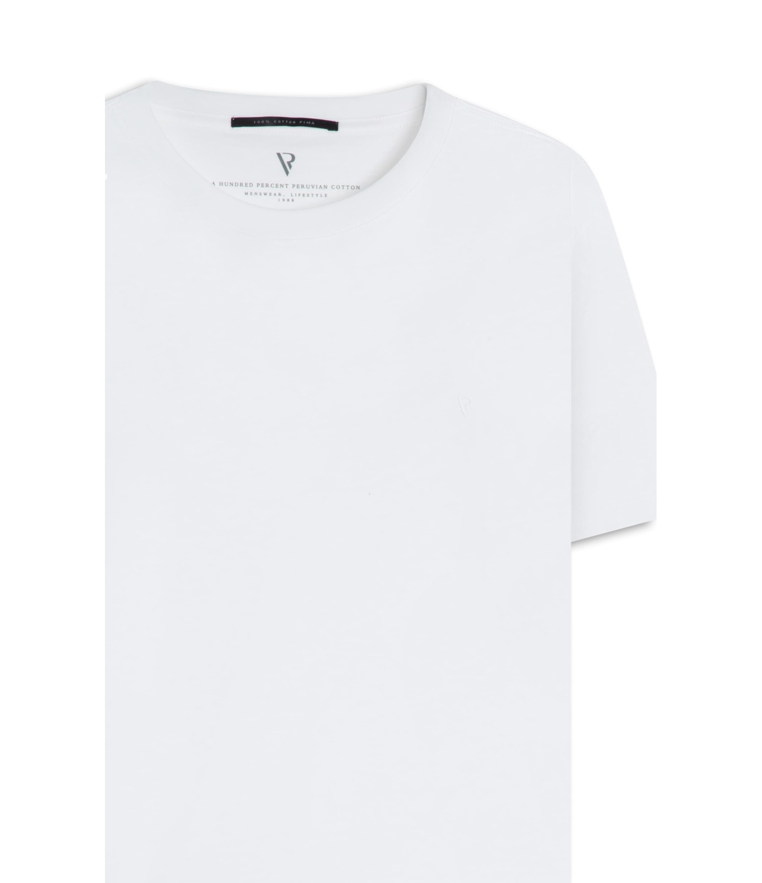 T-Shirt Pima Cotton Branco i
