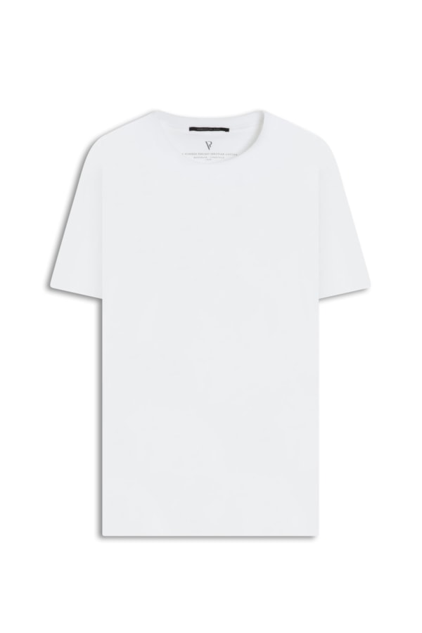 T-Shirt Pima Cotton Branco i