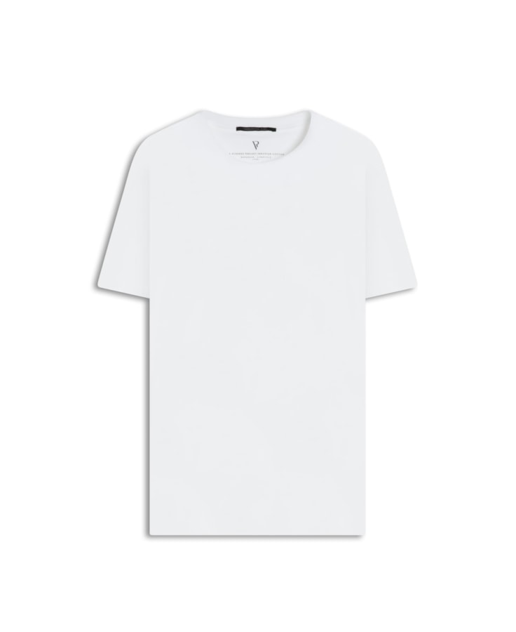 T-Shirt Pima Cotton Branco i