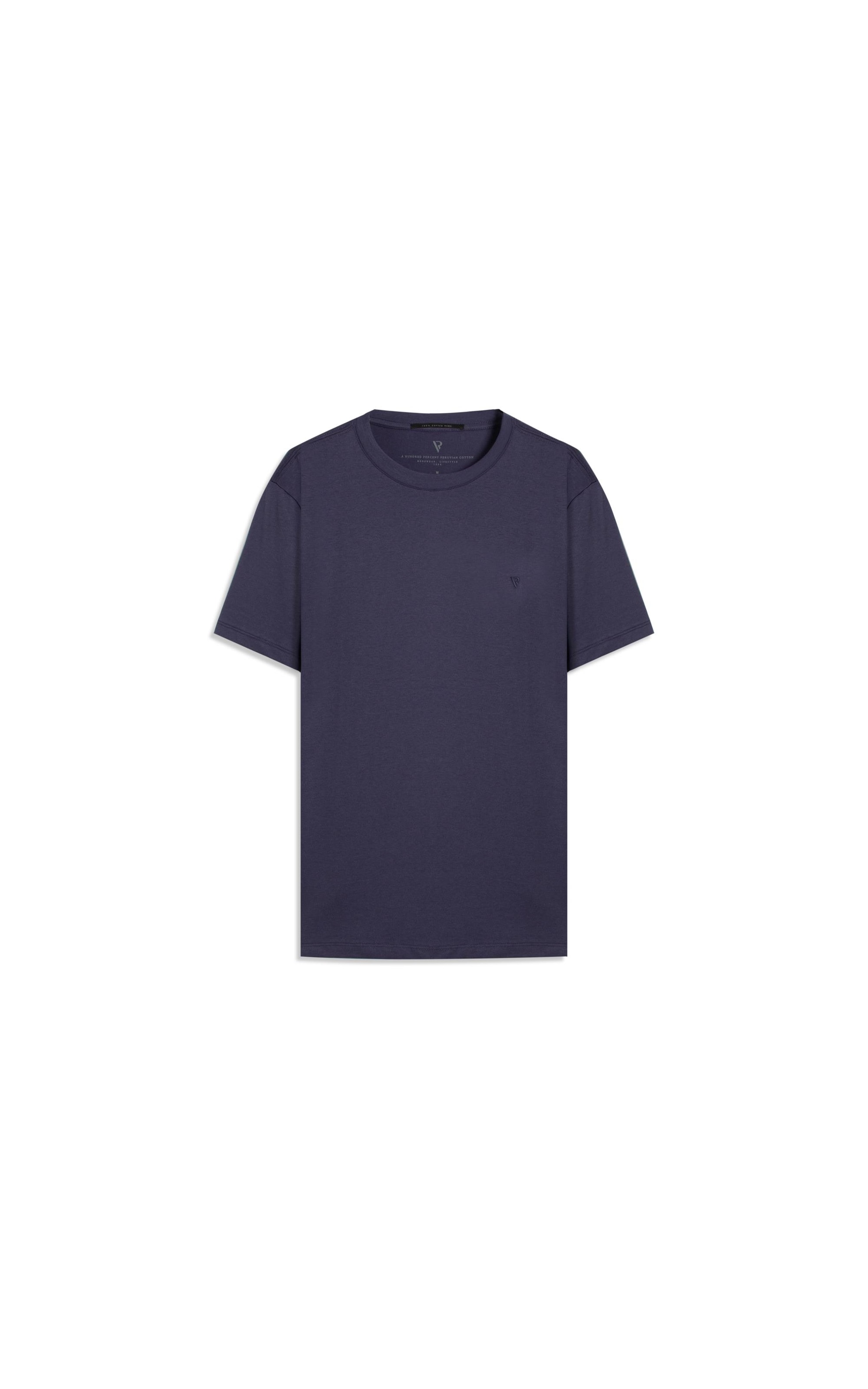 T-Shirt Pima Cotton Purple Blue