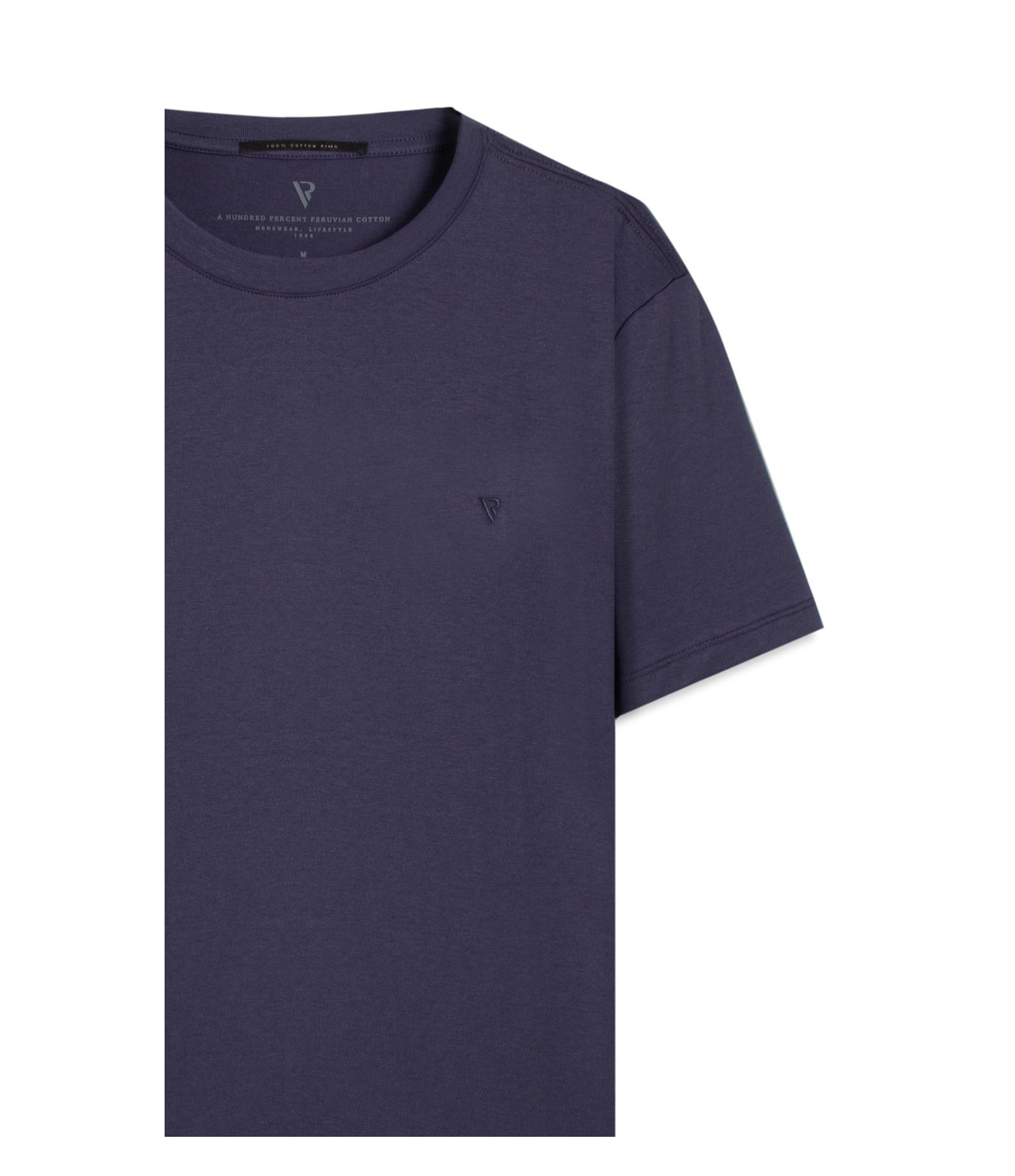T-Shirt Pima Cotton Purple Blue