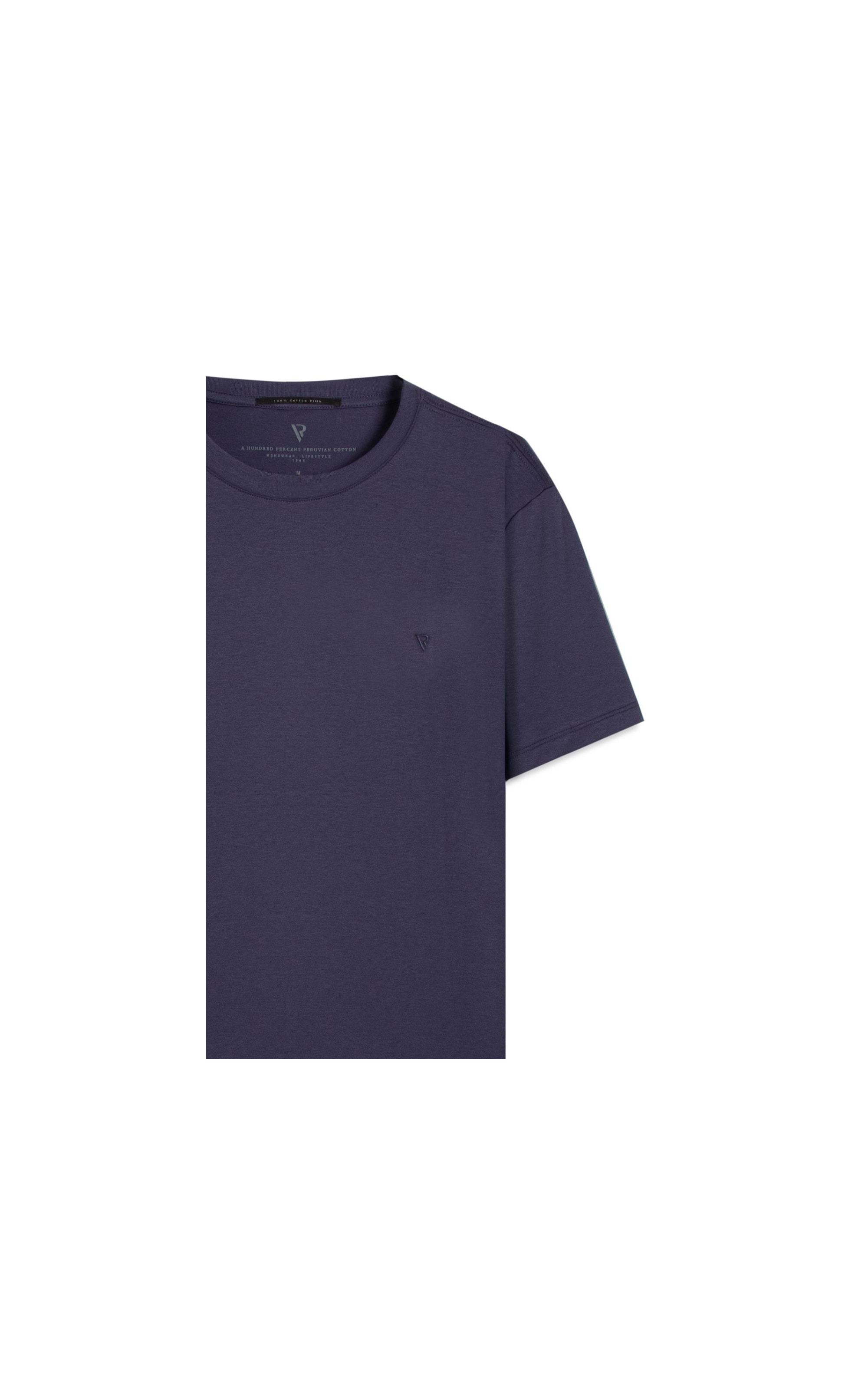 T-Shirt Pima Cotton Purple Blue