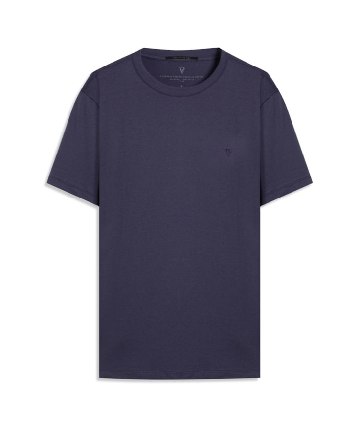 T-Shirt Pima Cotton Purple Blue