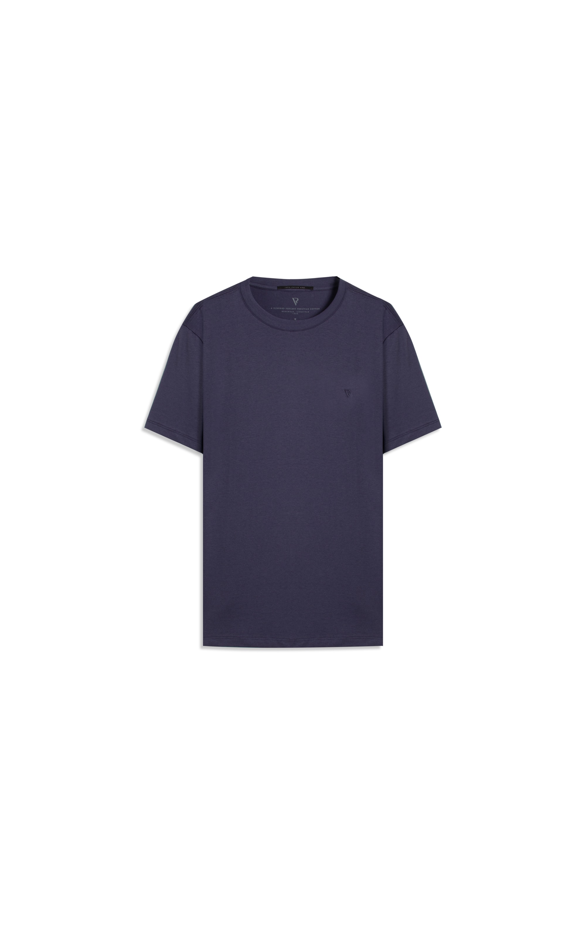 T-Shirt Pima Cotton Purple Blue