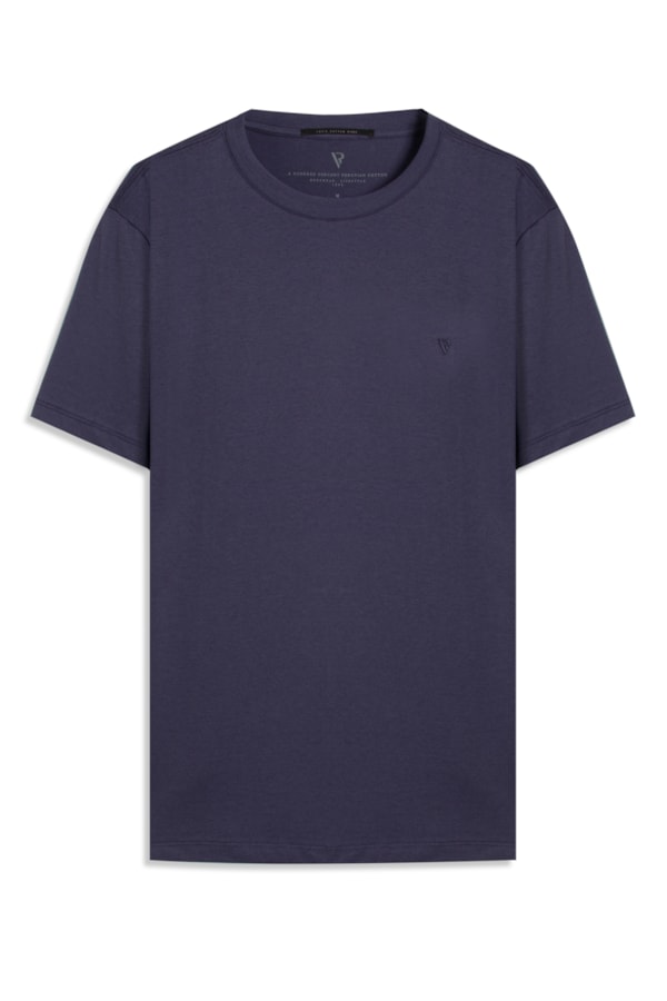 T-Shirt Pima Cotton Purple Blue