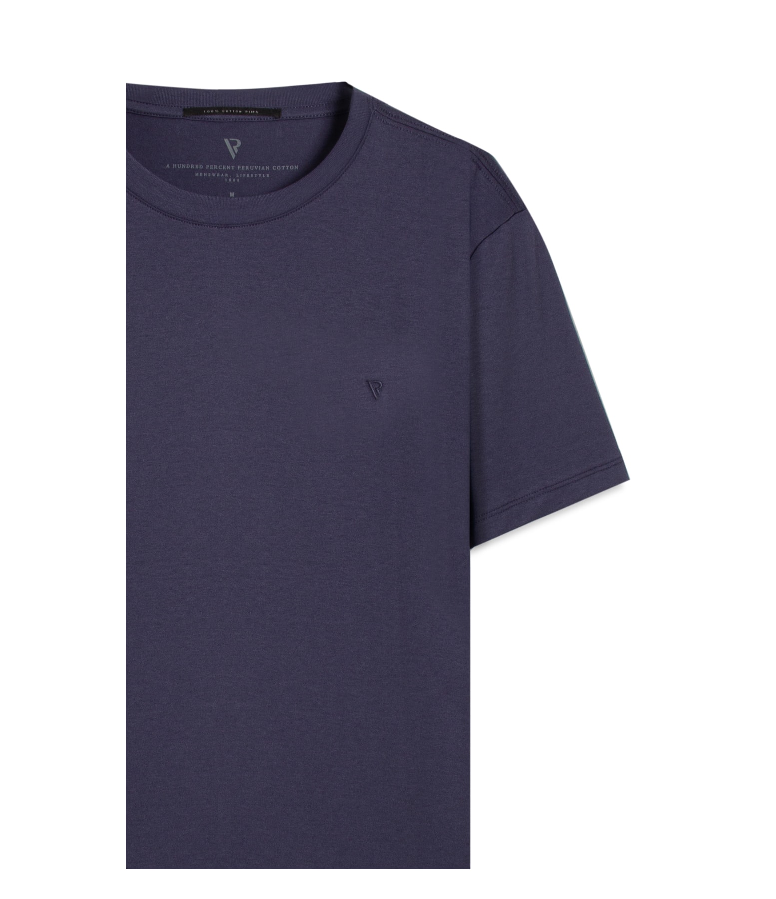 T-Shirt Pima Cotton Purple Blue
