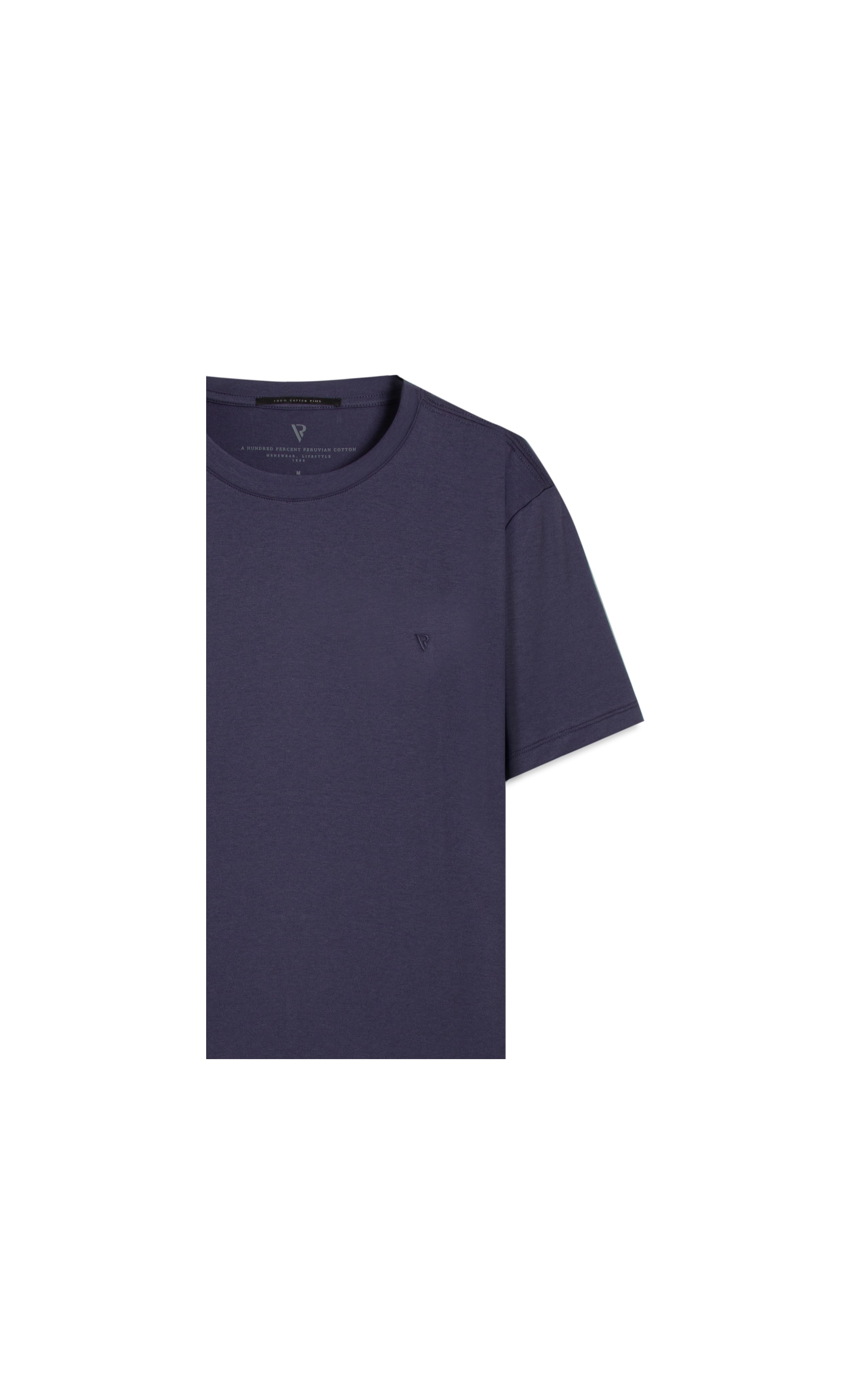 T-Shirt Pima Cotton Purple Blue
