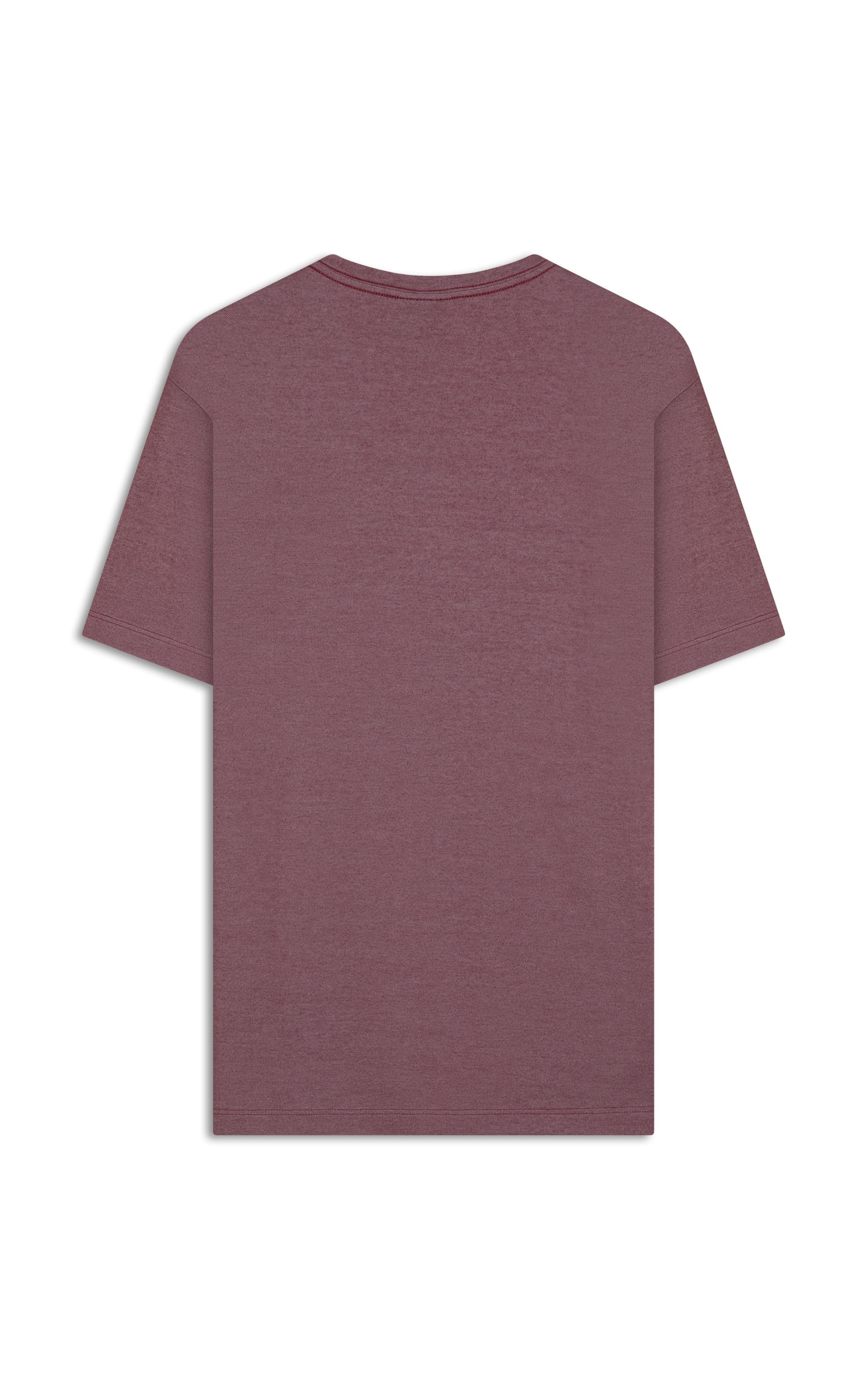 T-Shirt Pima Interlock Básica Cereja