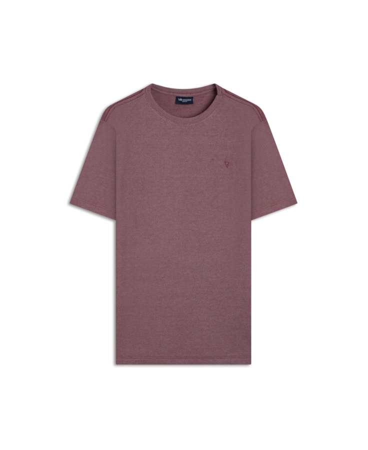 T-Shirt Pima Interlock Básica Cereja