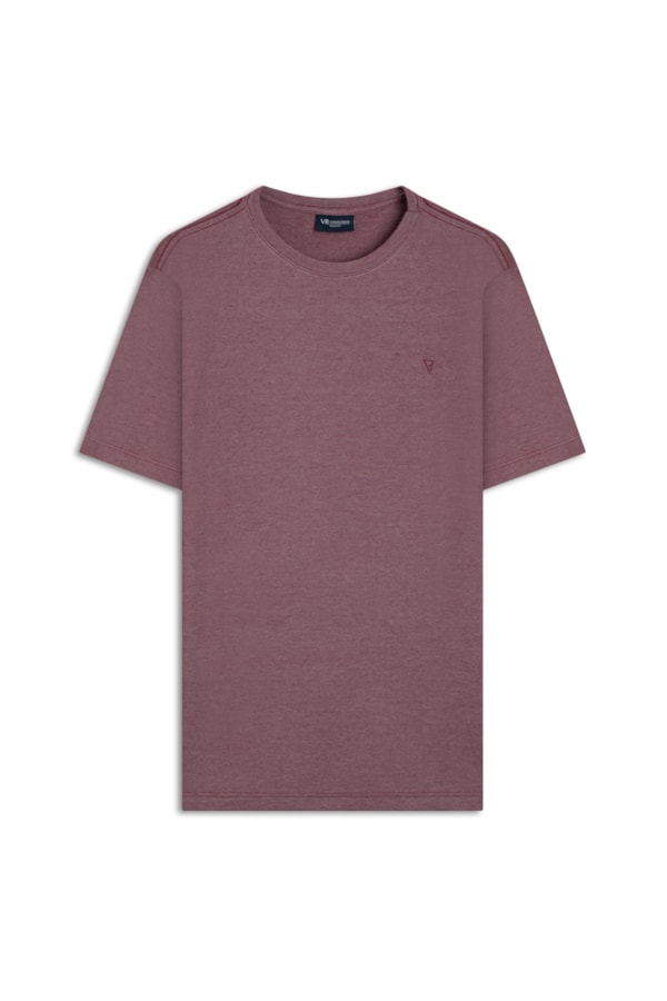 T-Shirt Pima Interlock Básica Cereja