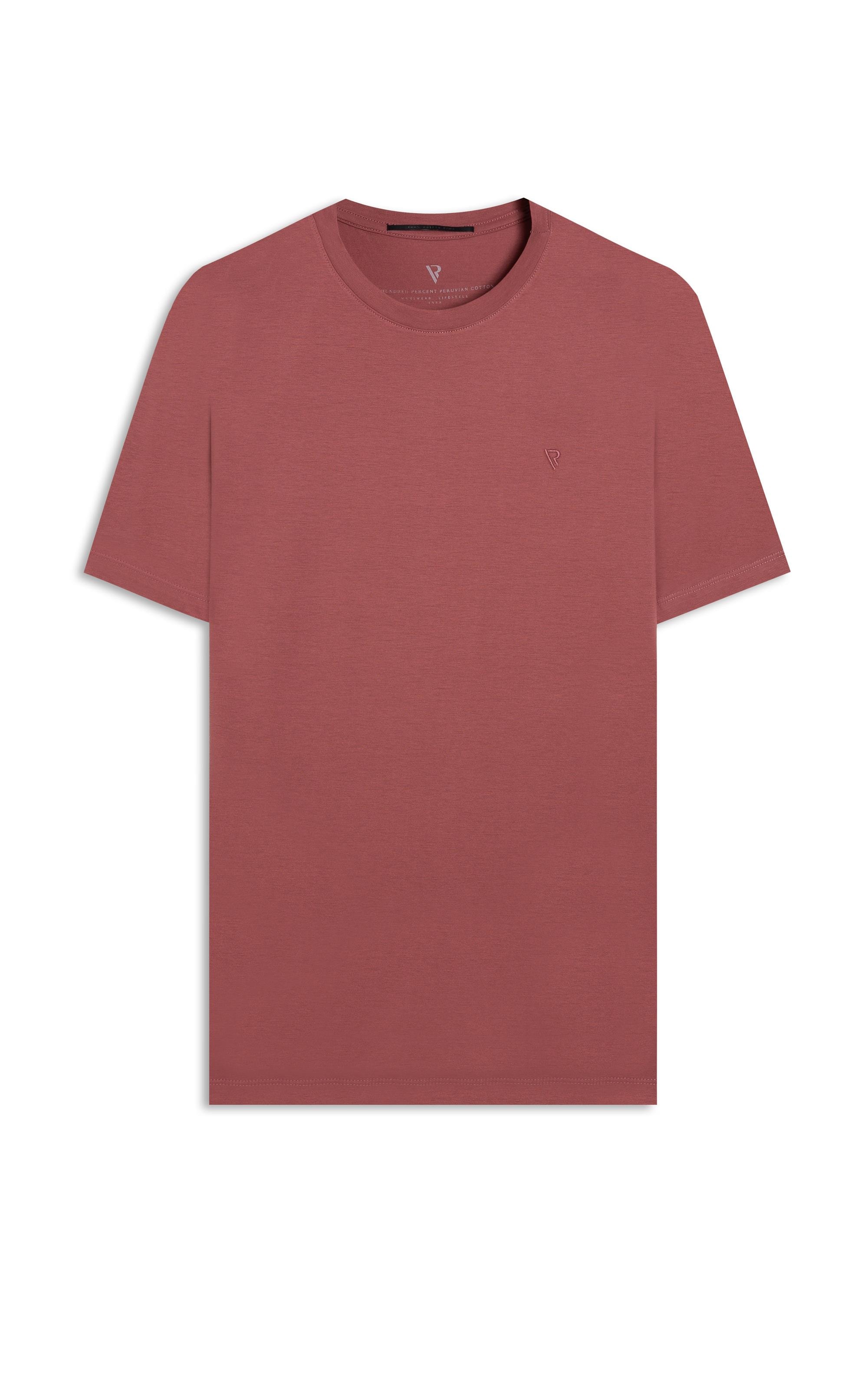 T-Shirt Pima Rosa Velho