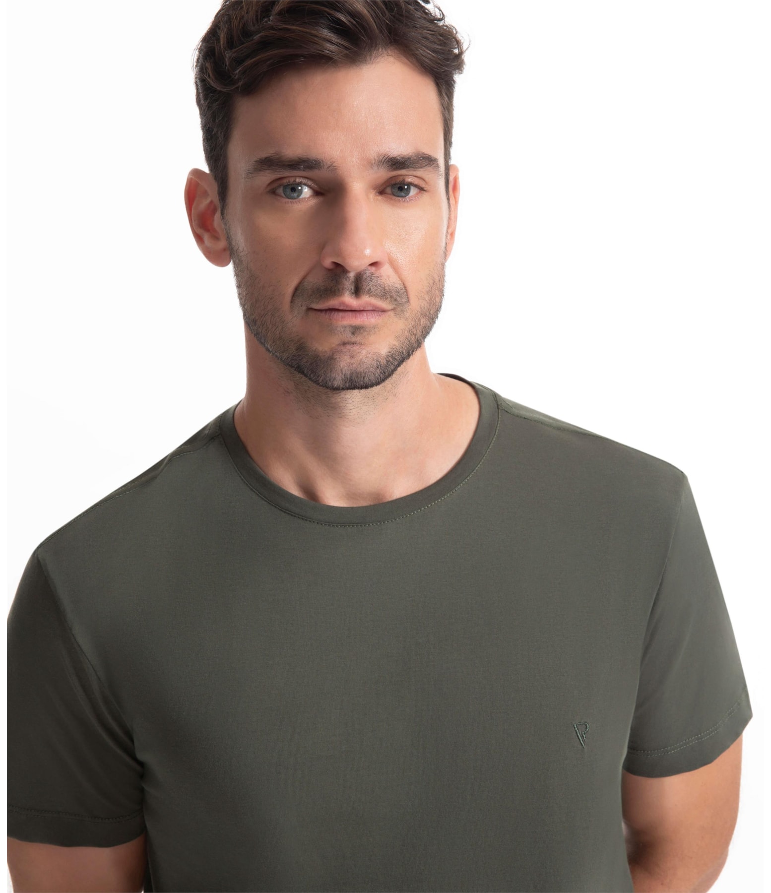 T-Shirt Pima Verde Militar