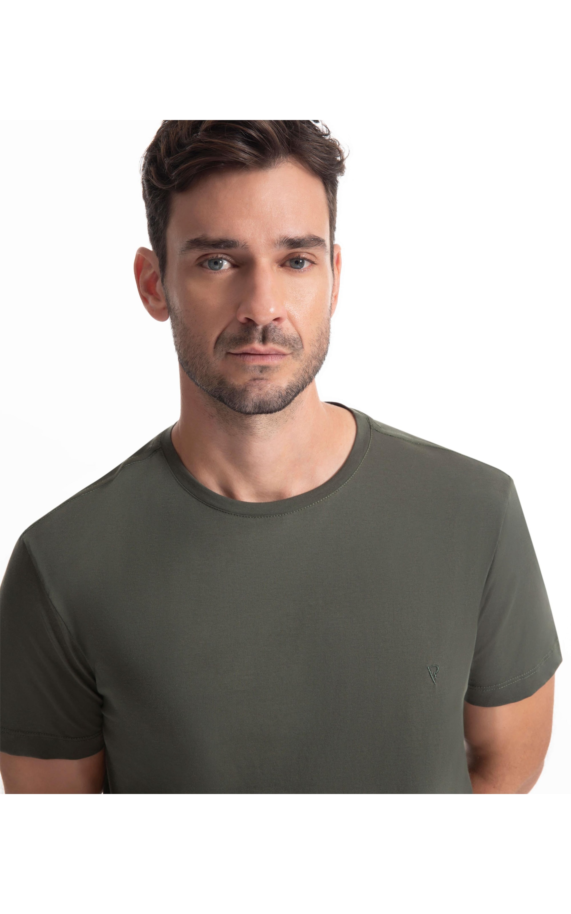 T-Shirt Pima Verde Militar