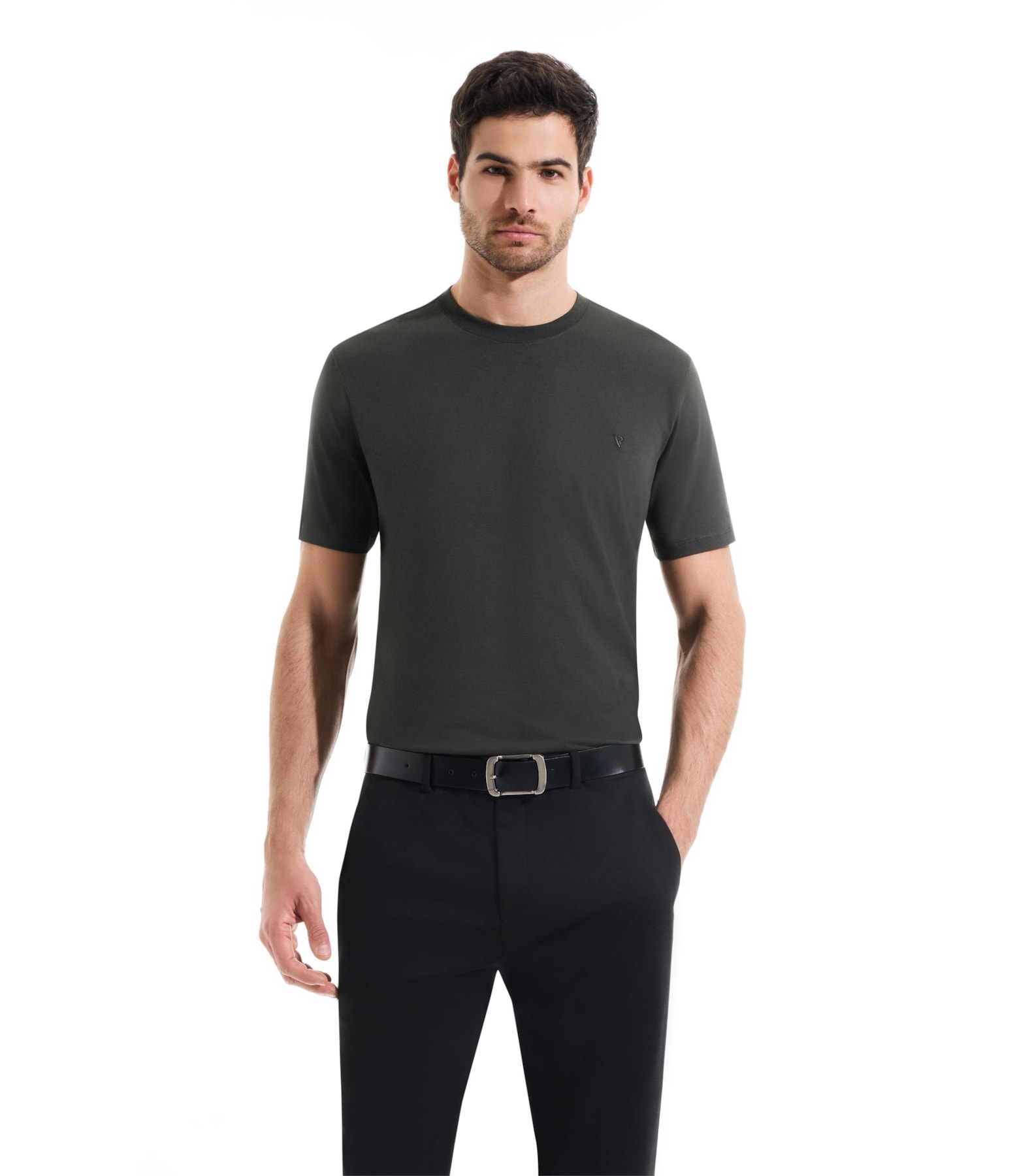T-Shirt Pima Verde Militar