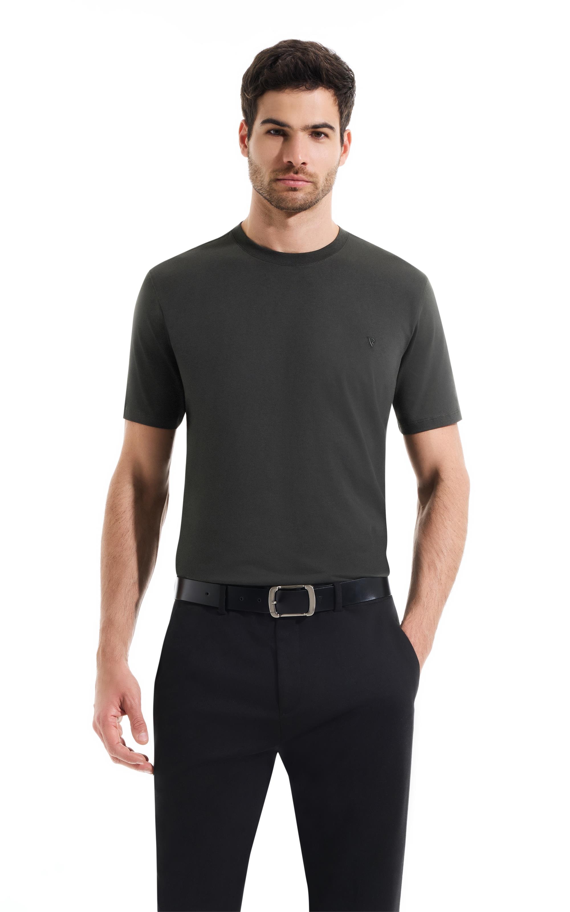 T-Shirt Pima Verde Militar